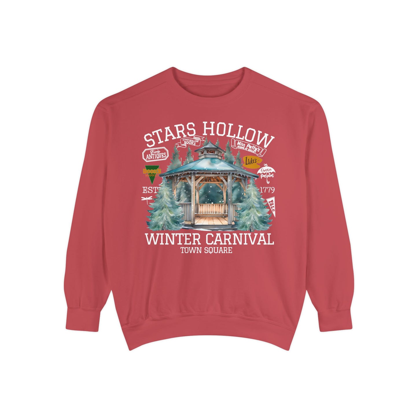 Comfort Colors® Gilmore Girls TV Show Sweatshirt - Stars Hollow Winter Carnival