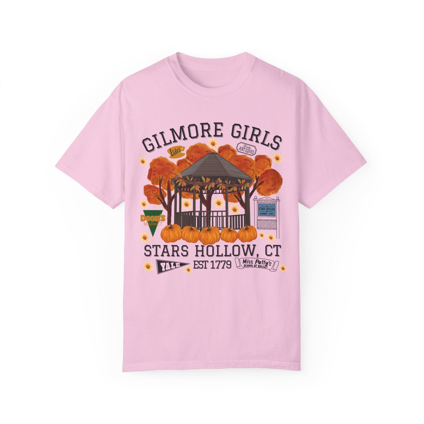 Comfort Colors® Gilmore Girls Shirt - Stars Hollow CT
