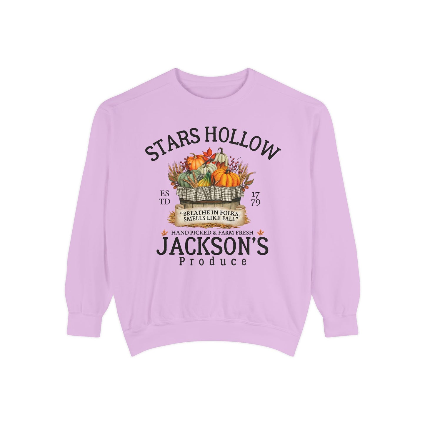 Comfort Colors® Gilmore Girls TV Show Sweatshirt - Stars Hollow Jackson’s Produce