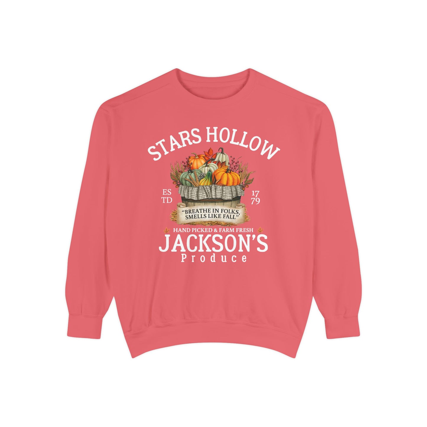 Comfort Colors® Gilmore Girls TV Show Sweatshirt - Stars Hollow Jackson’s Produce