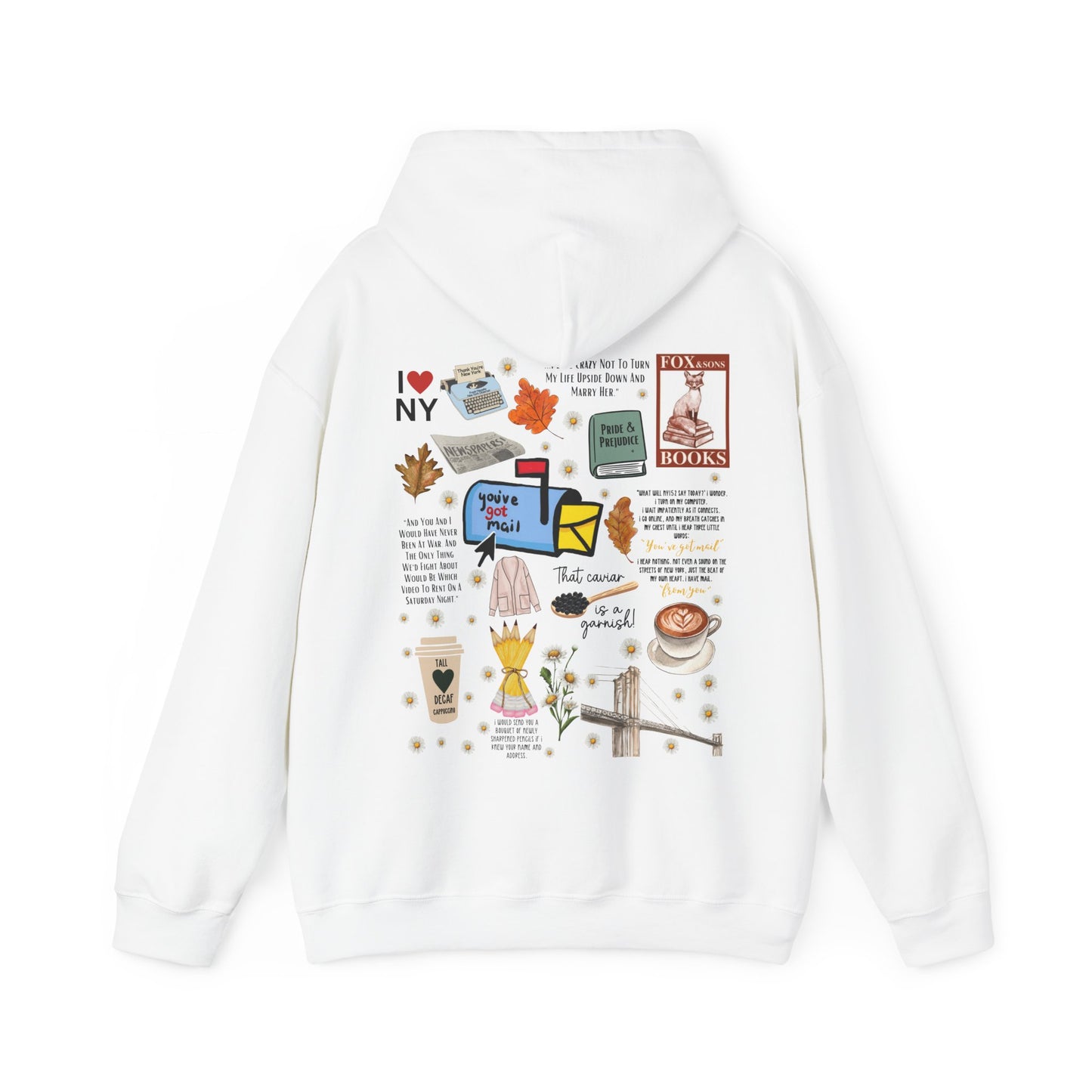 You've Got Mail Front and Back Hoodie