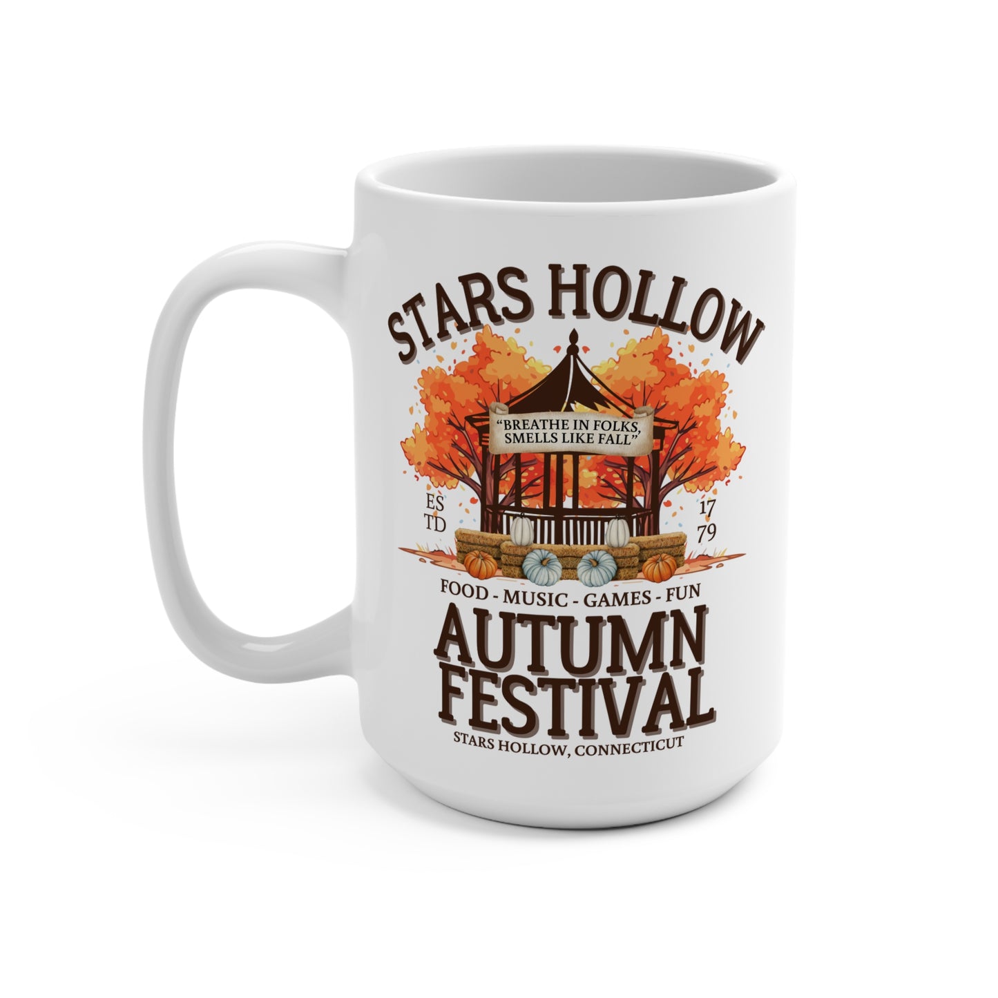 Gilmore Girls TV Show Coffee Mug - 15 oz - Stars Hollow Autumn Festival
