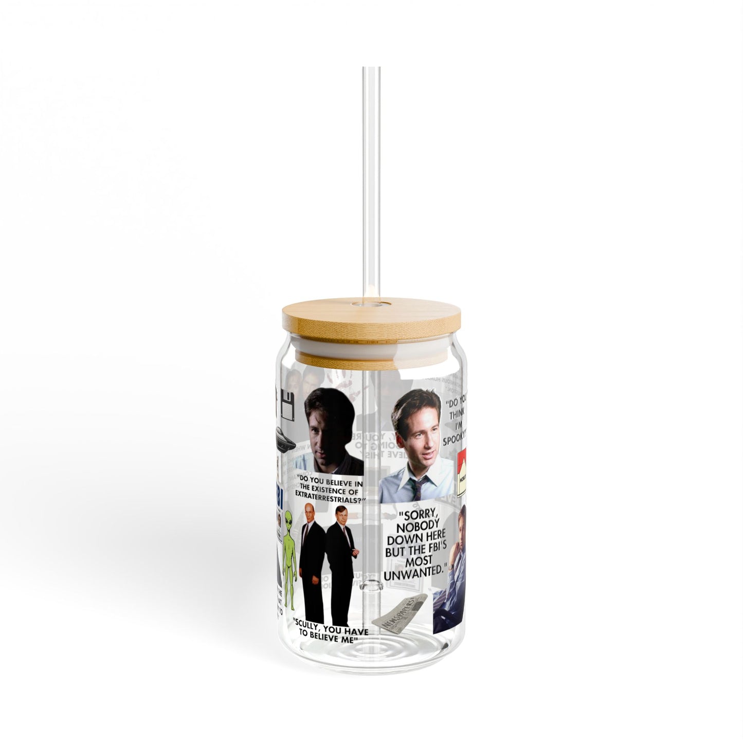 Files Sipper Glass, 16oz