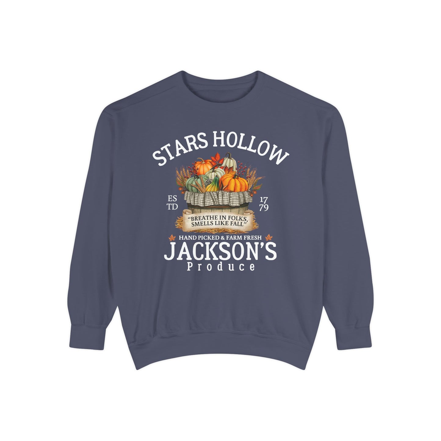Comfort Colors® Gilmore Girls TV Show Sweatshirt - Stars Hollow Jackson’s Produce