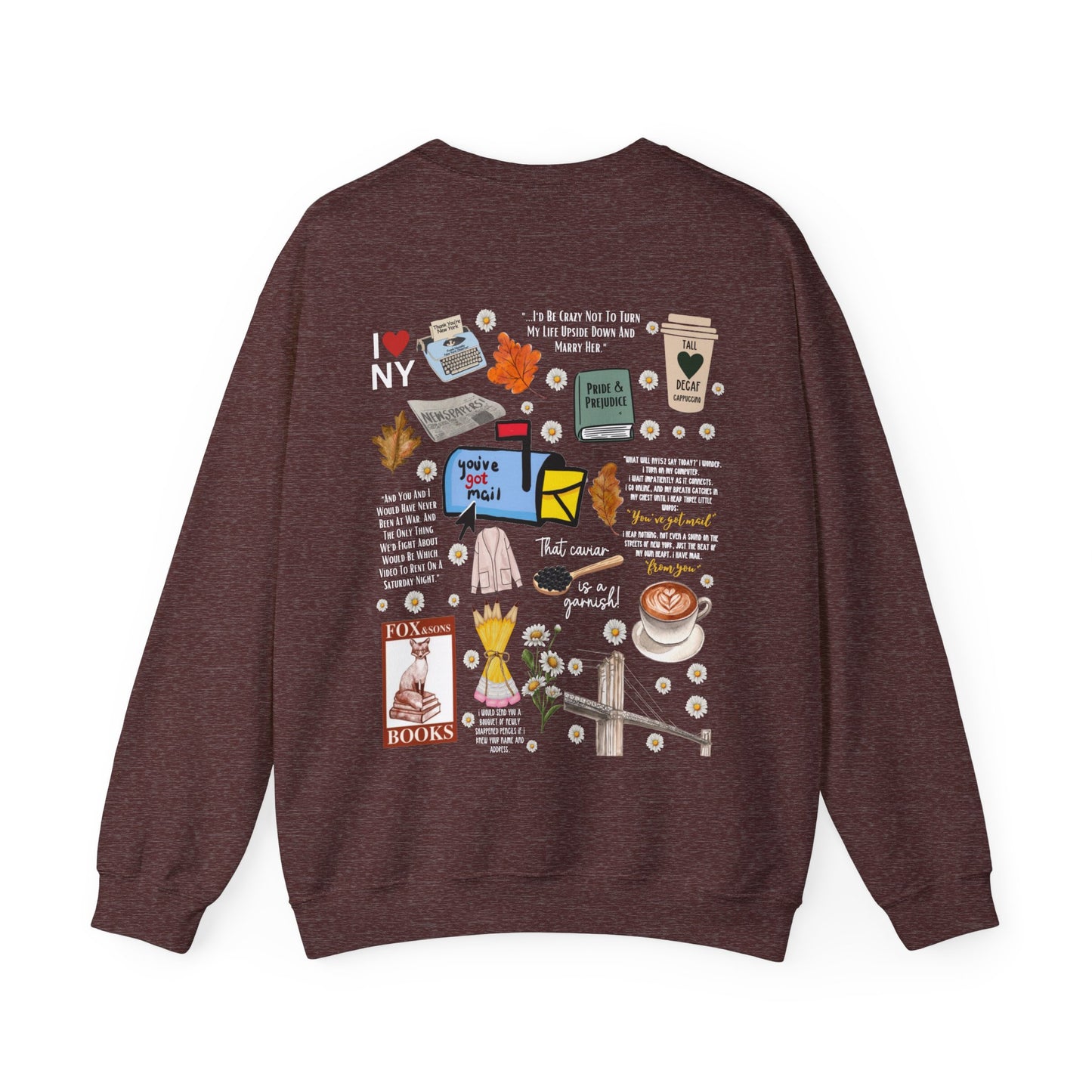 You've Got Mail Movie 2 Sided Sweatshirt