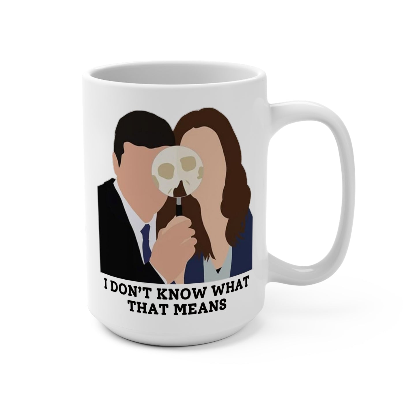 Bones TV Show White 15 oz Coffee Mug