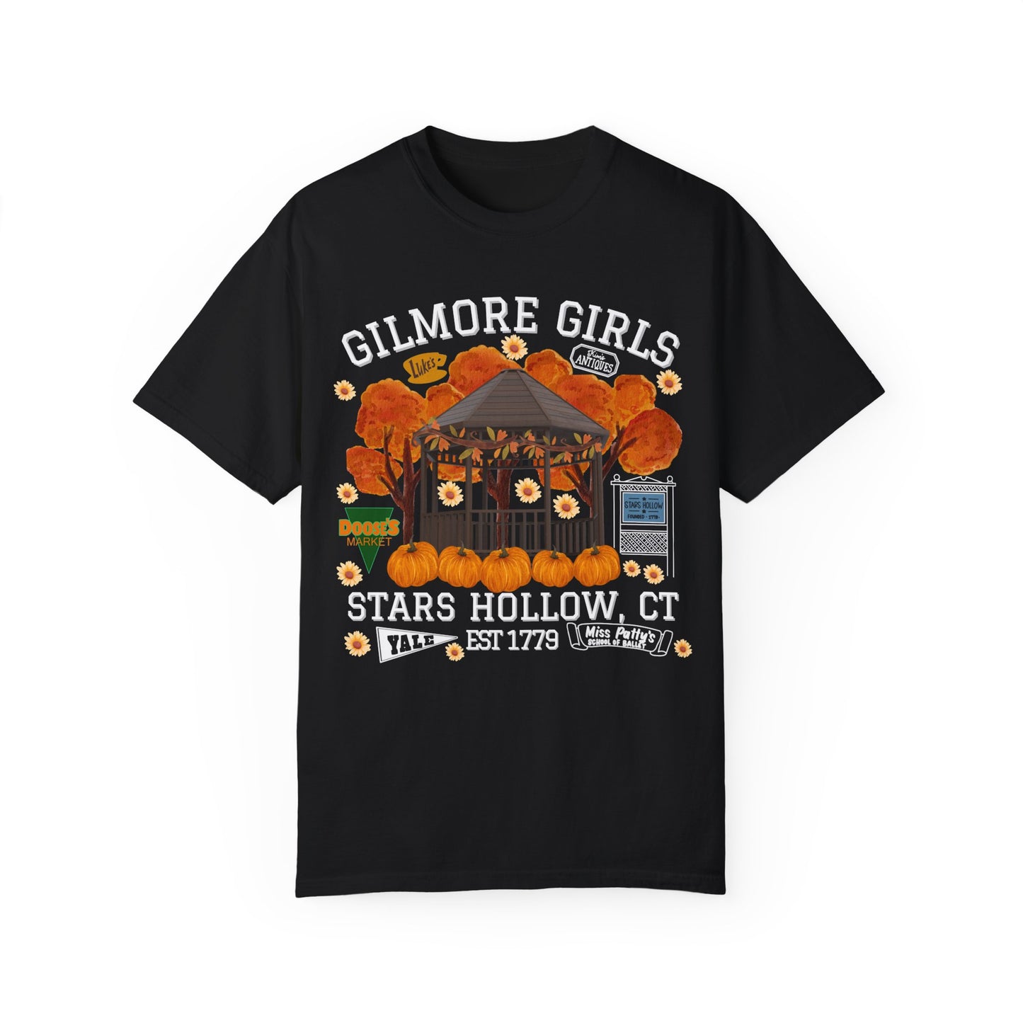 Comfort Colors® Gilmore Girls Shirt - Stars Hollow CT