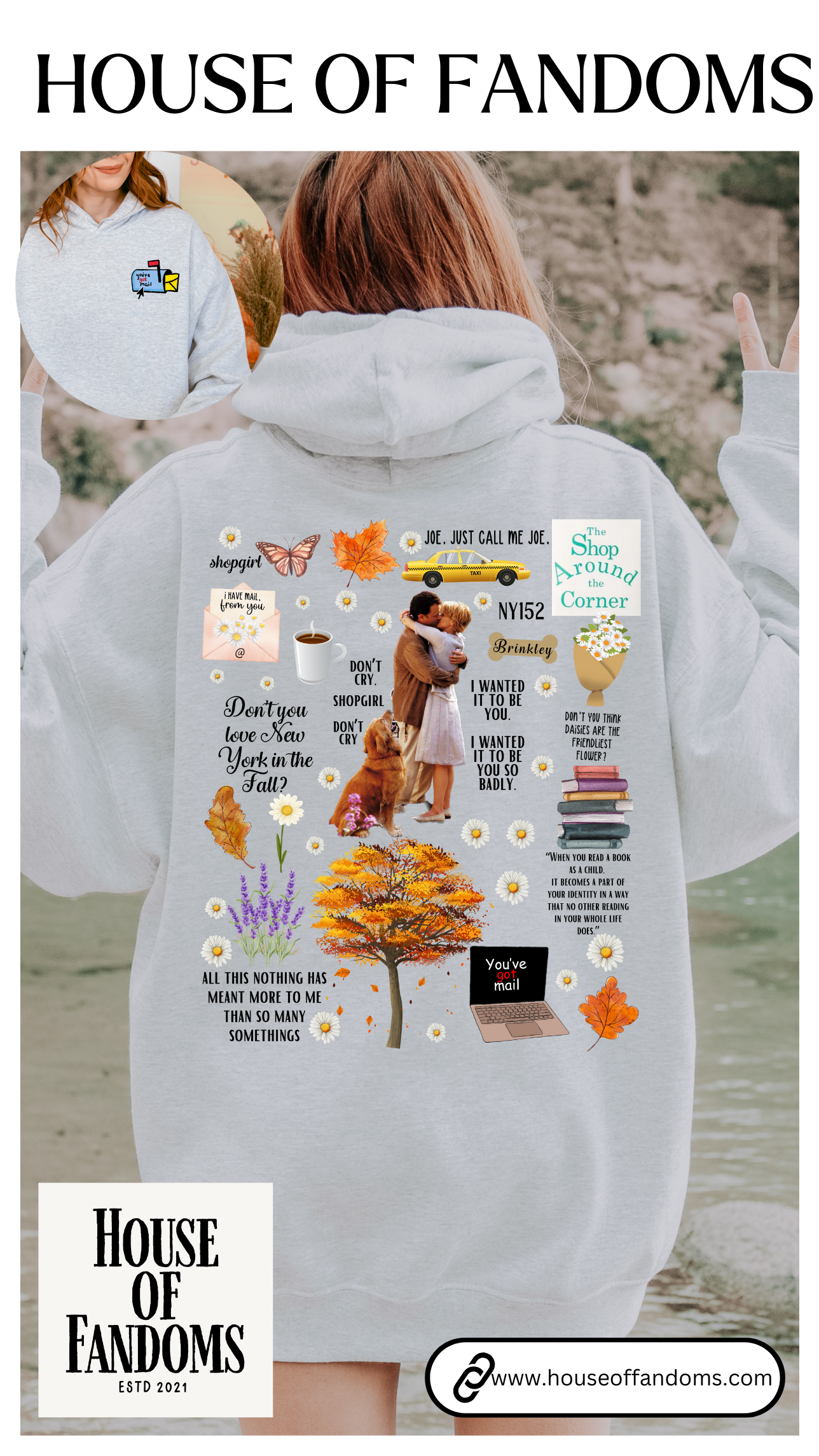 You've Got Mail Front and Back Hoodie
