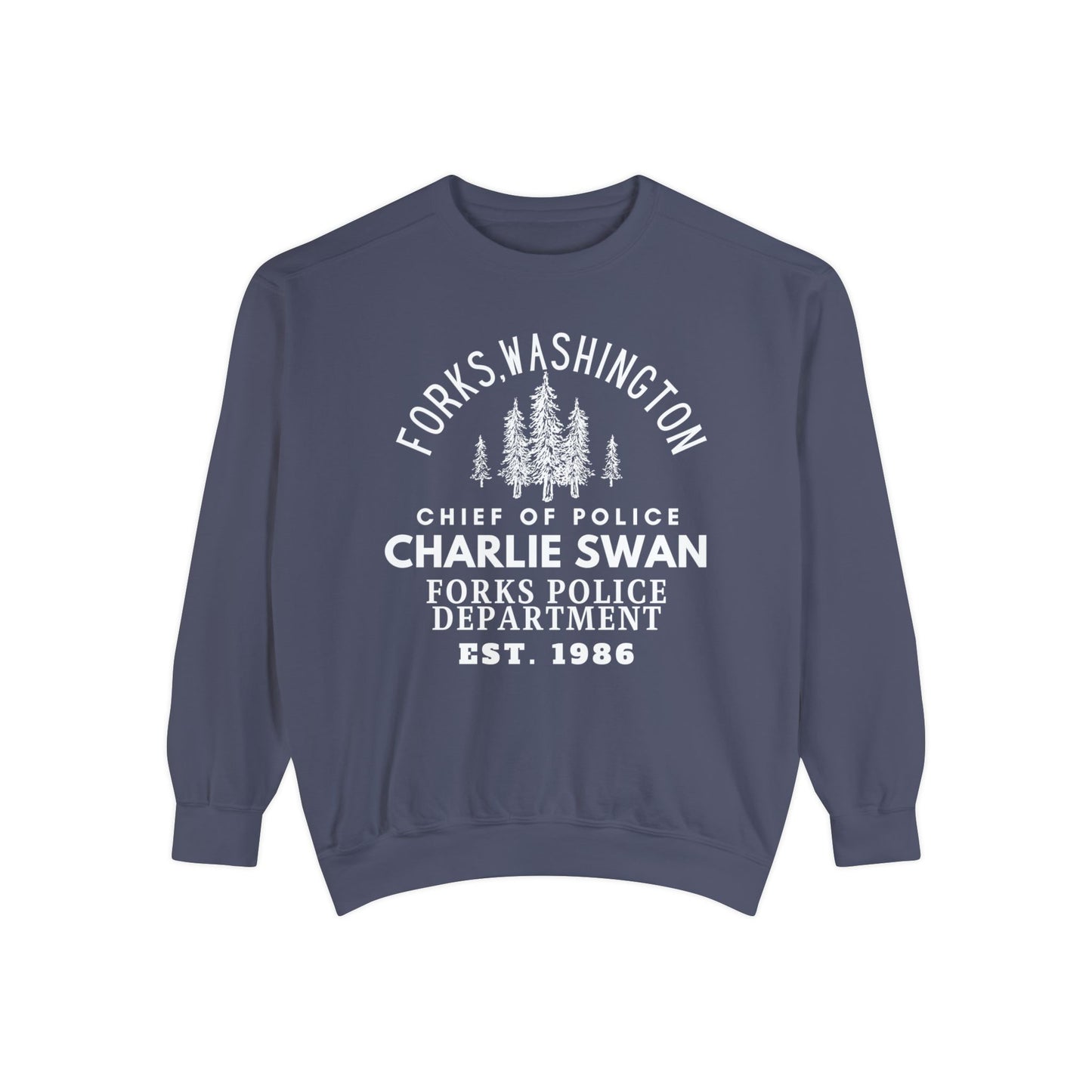 Comfort Colors® Twilight Saga Movie Book Sweatshirt - Sheriff Charlie Swan