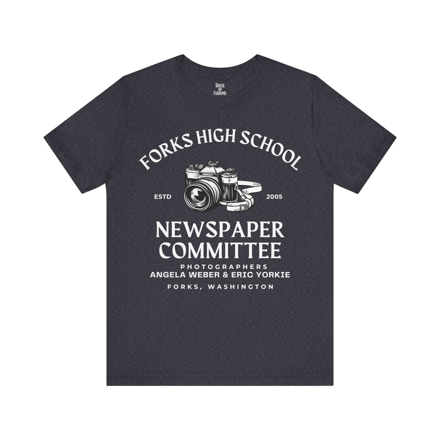 Twilight Saga Movie Book Shirt - Forks High School Newspaper Committee