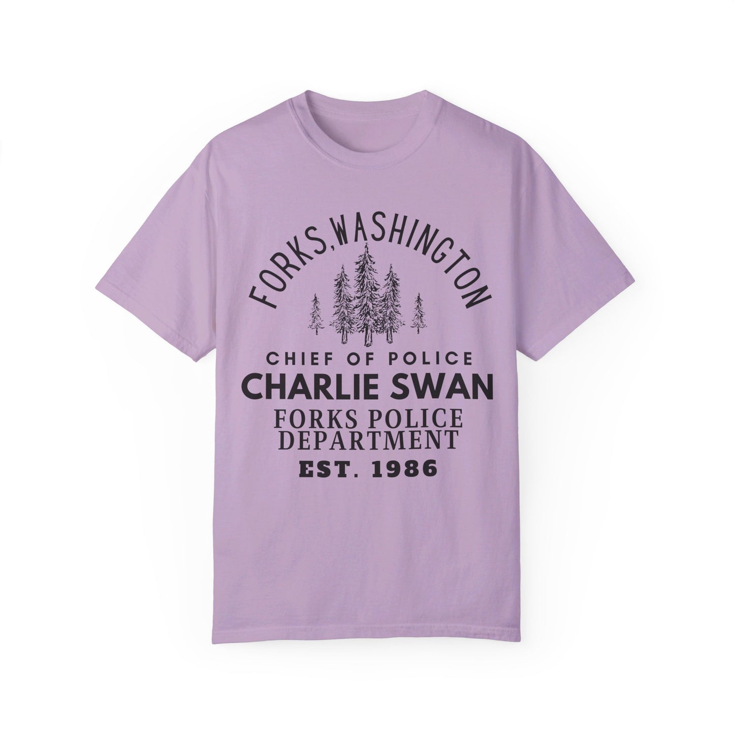 Comfort Colors® Twilight Saga Movie Book Shirt - Sheriff Charlie Swan