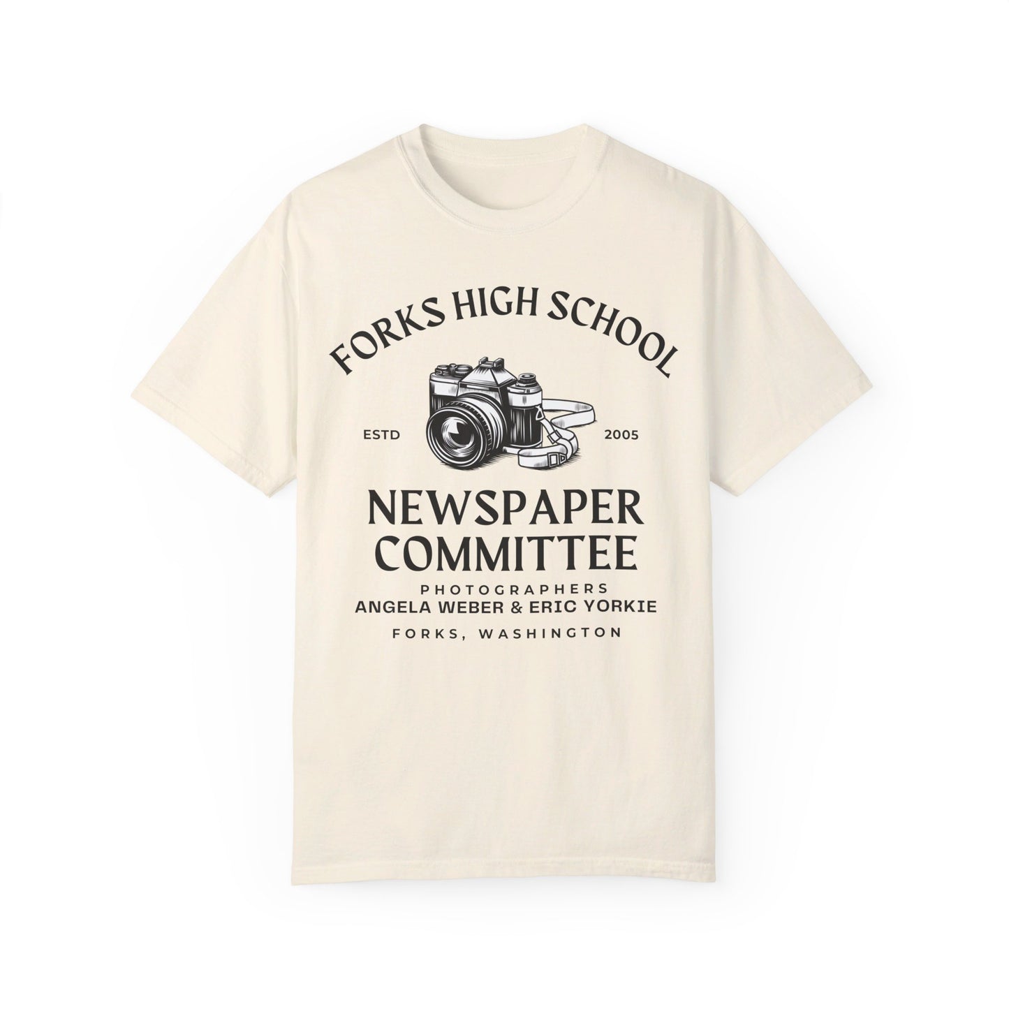 Comfort Colors® Twilight Saga Movie Book Shirt - Forks High School Newspaper Committee