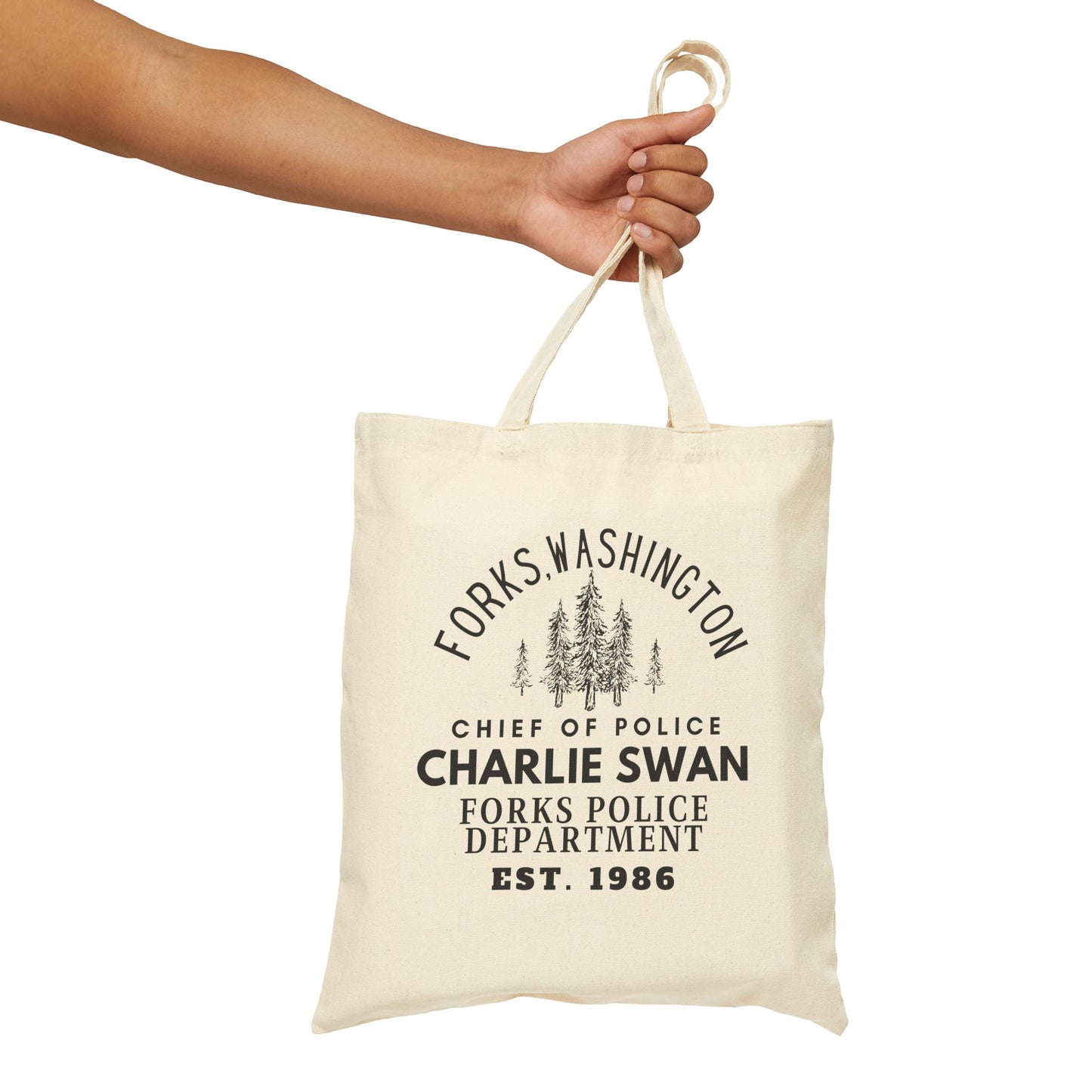 Twilight Saga Movie Book Tote Bag - Sheriff Charlie Swan