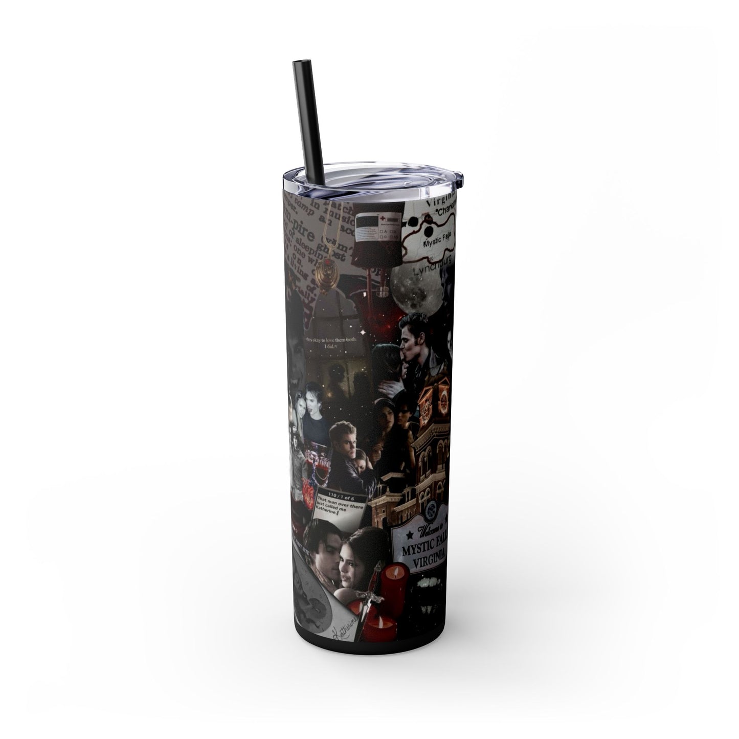 The Vampire Diaries TV Show 20oz Skinny Tumbler with Straw