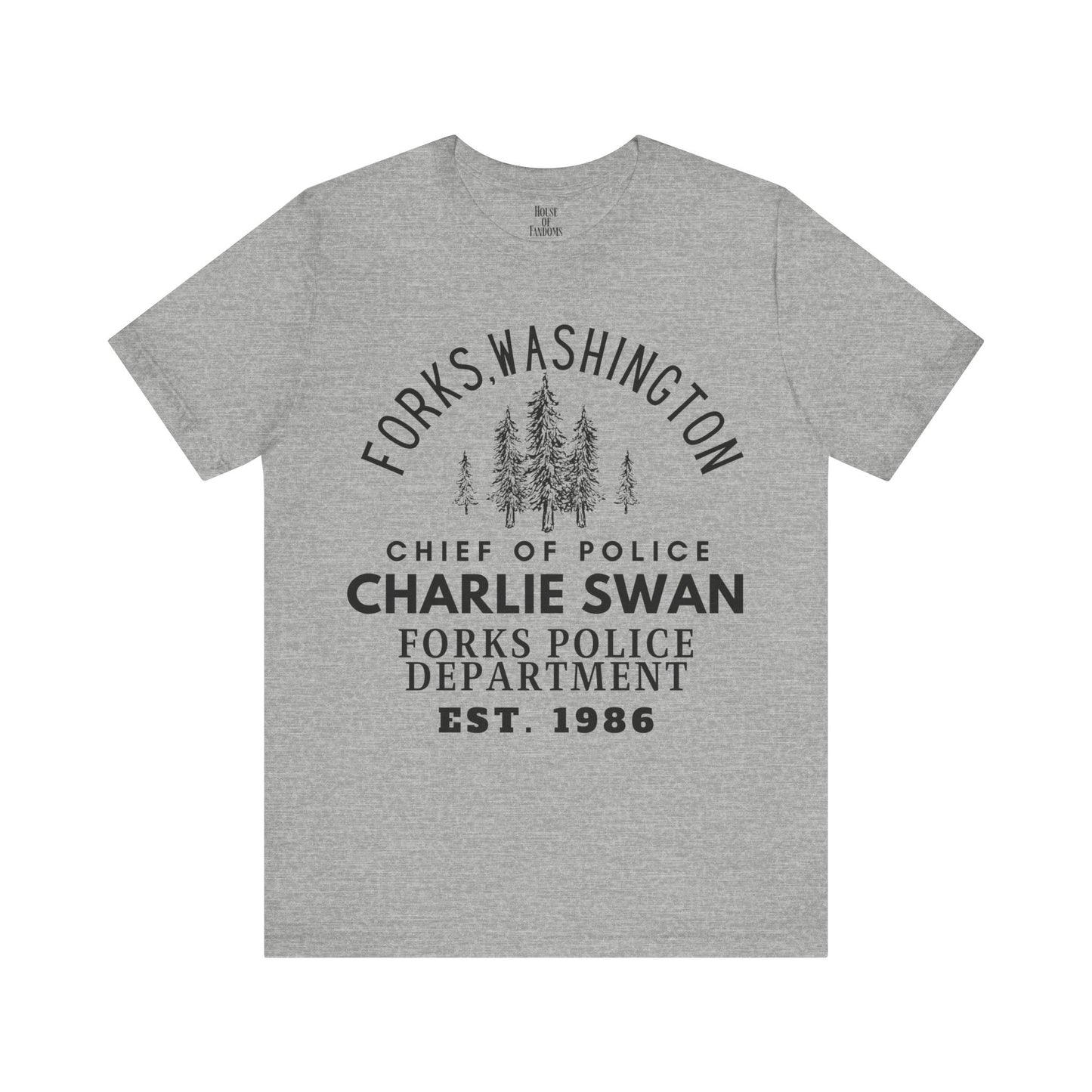 Twilight Saga Movie Book Shirt - Sheriff Charlie Swan