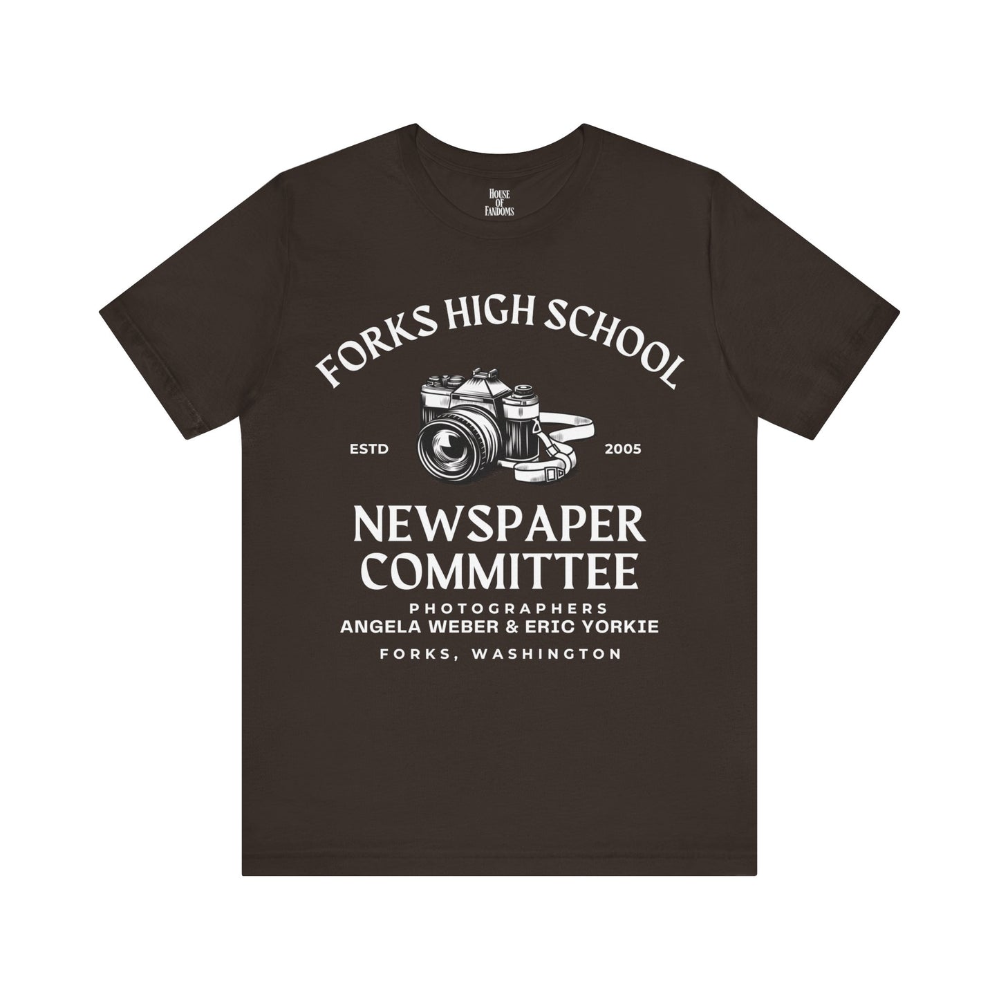 Twilight Saga Movie Book Shirt - Forks High School Newspaper Committee