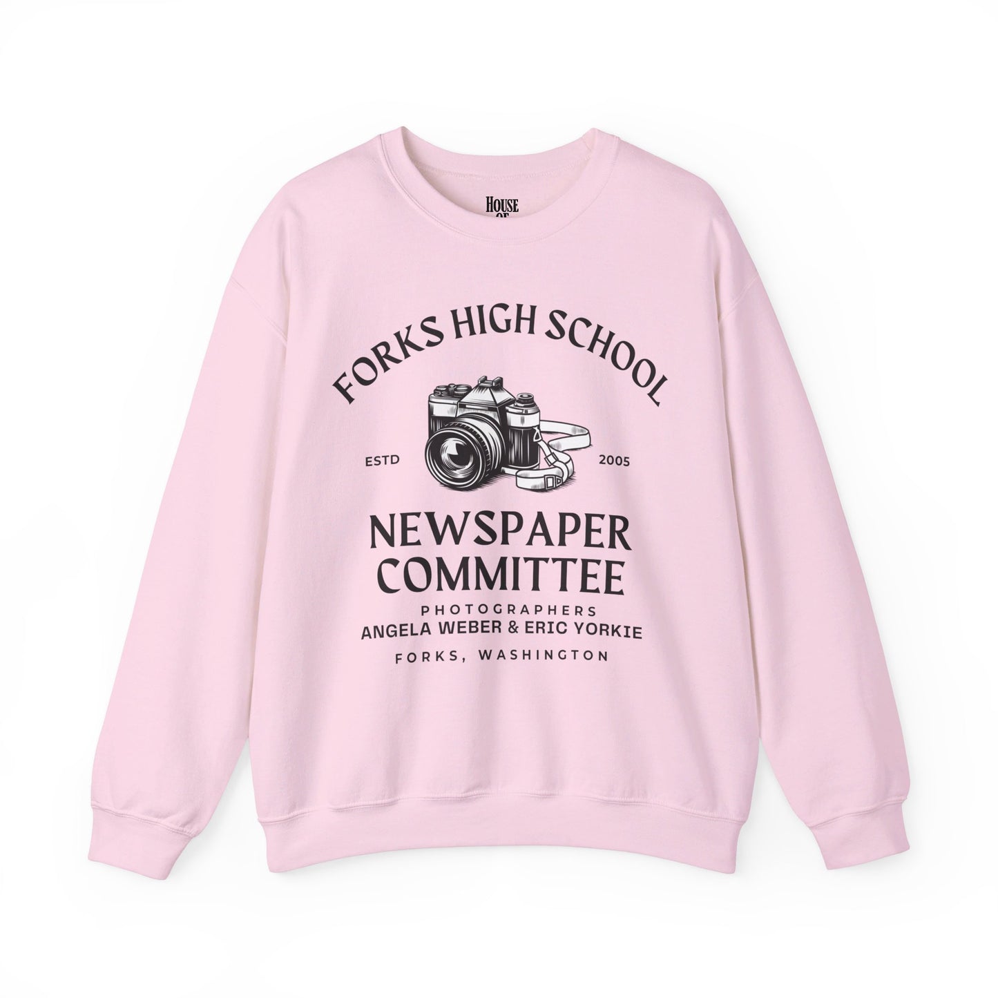 Twilight Saga Book Movie Sweatshirt - Forks High School Newspaper Committee