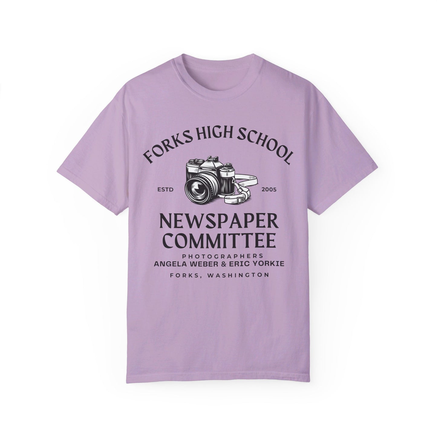 Comfort Colors® Twilight Saga Movie Book Shirt - Forks High School Newspaper Committee