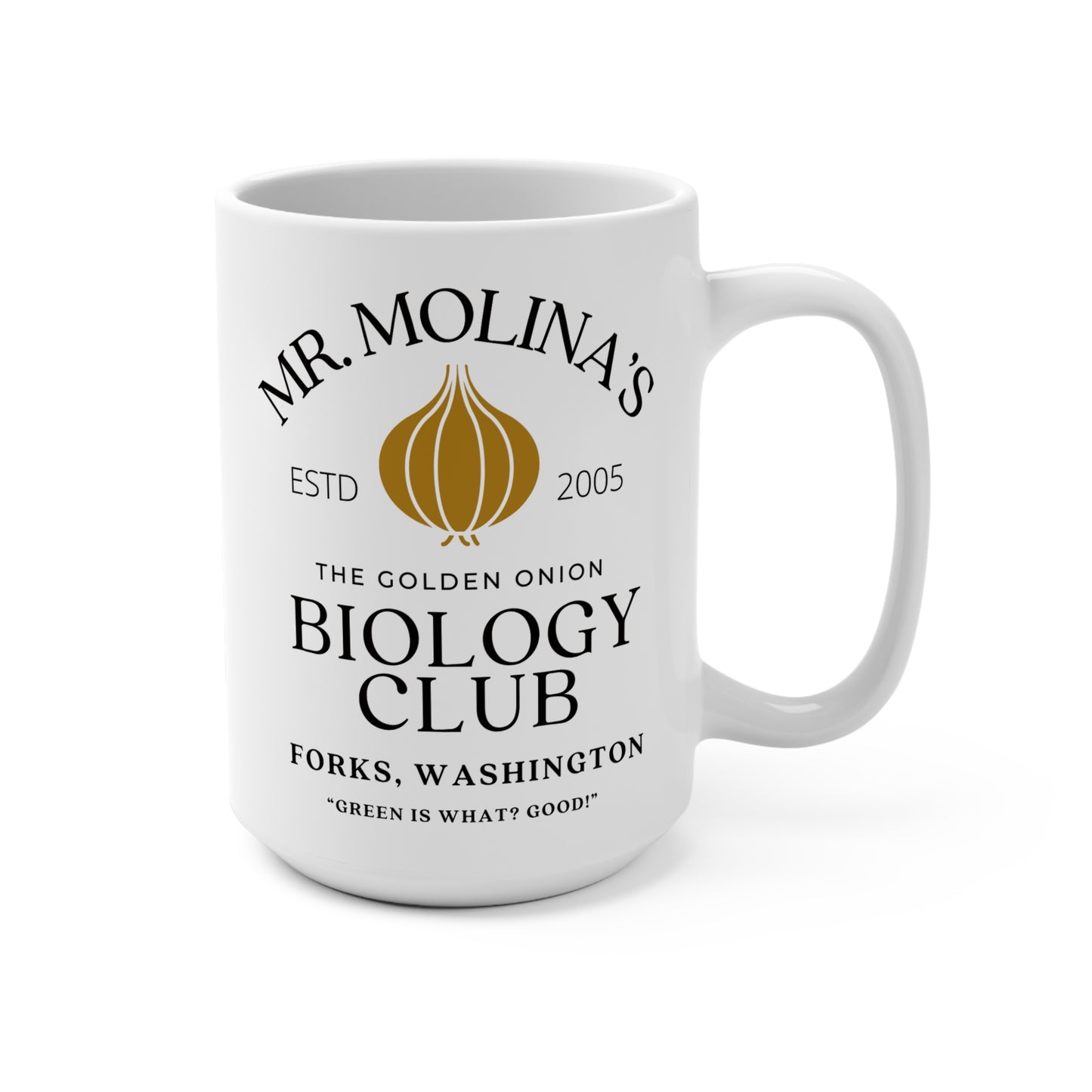 Twilight Saga Book Movie Coffee Mug - 15 oz - Mr Molina Biology Club