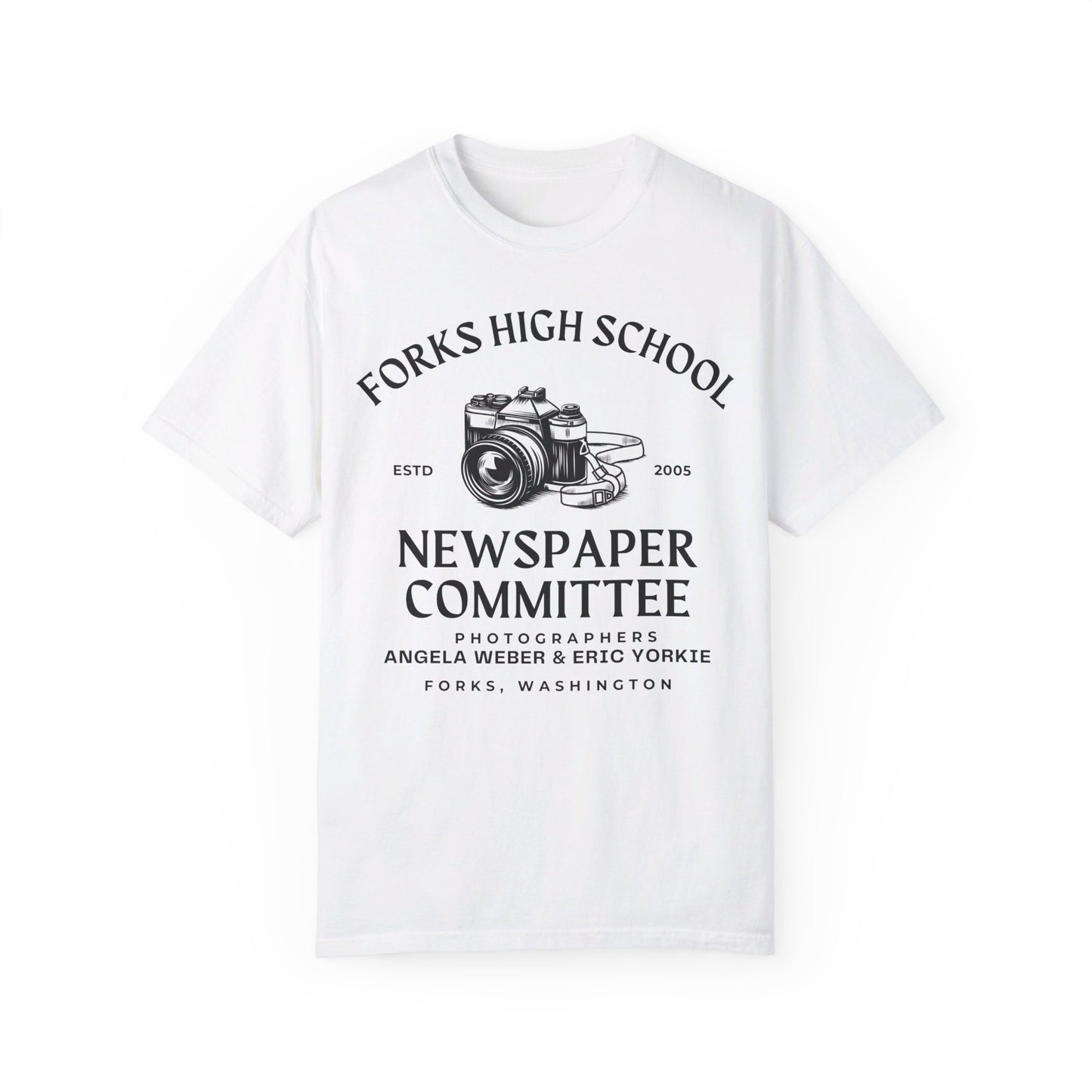 Comfort Colors® Twilight Saga Movie Book Shirt - Forks High School Newspaper Committee