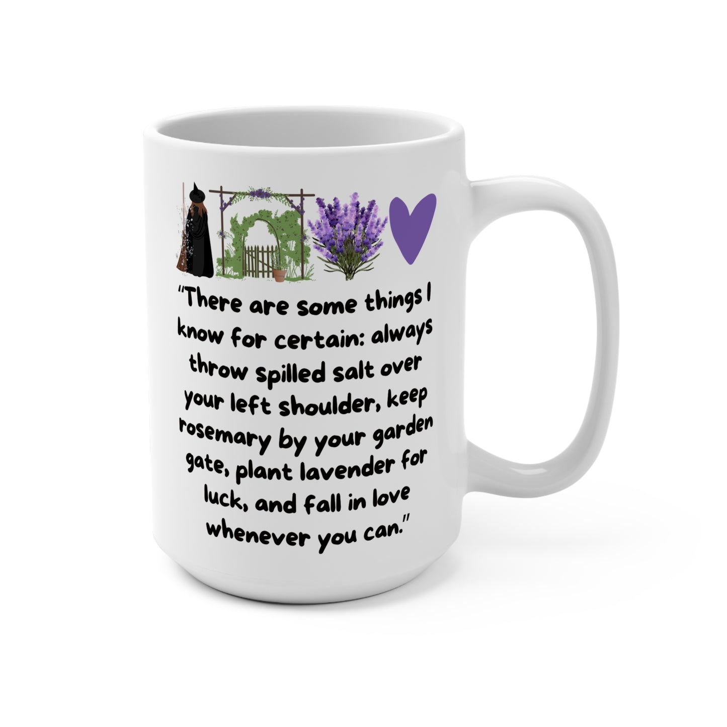 Practical Magic Big White 15 oz Coffee Mug