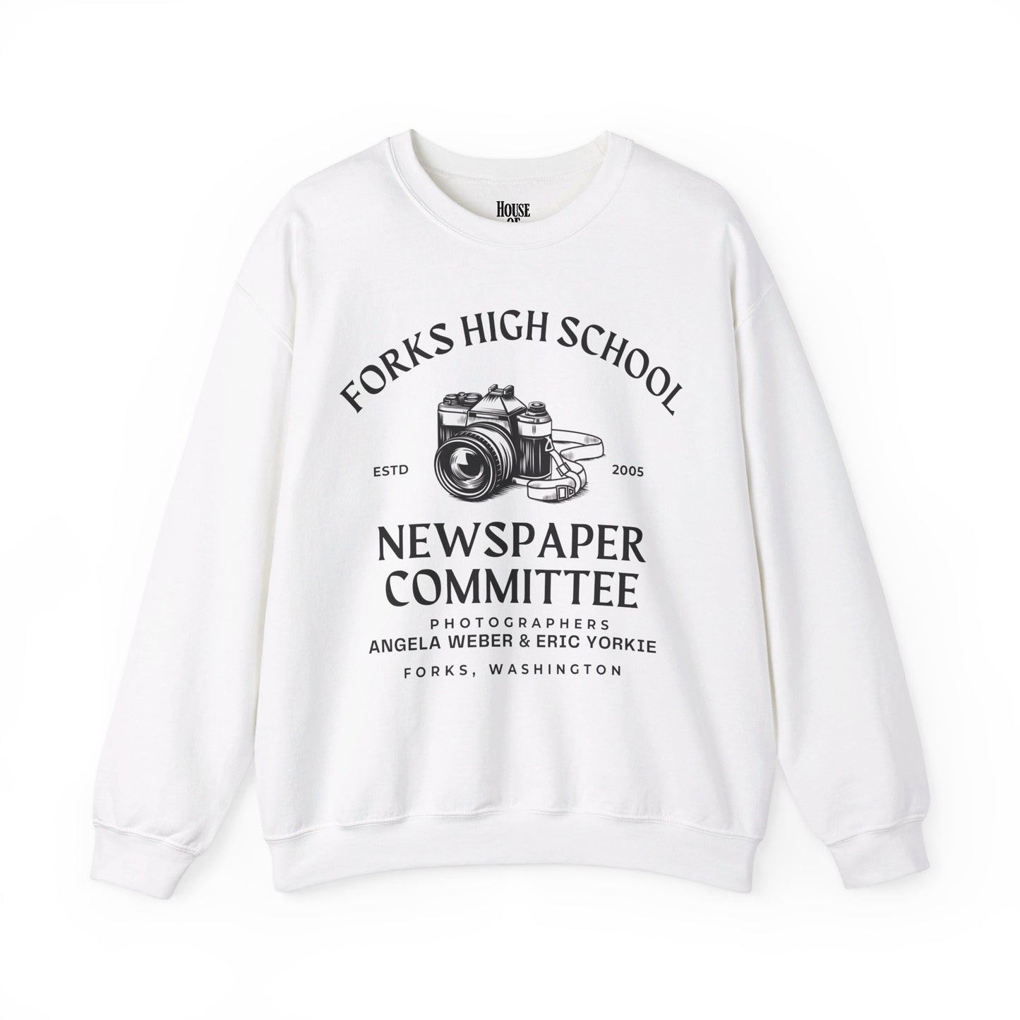 Twilight Saga Book Movie Sweatshirt - Forks High School Newspaper Committee