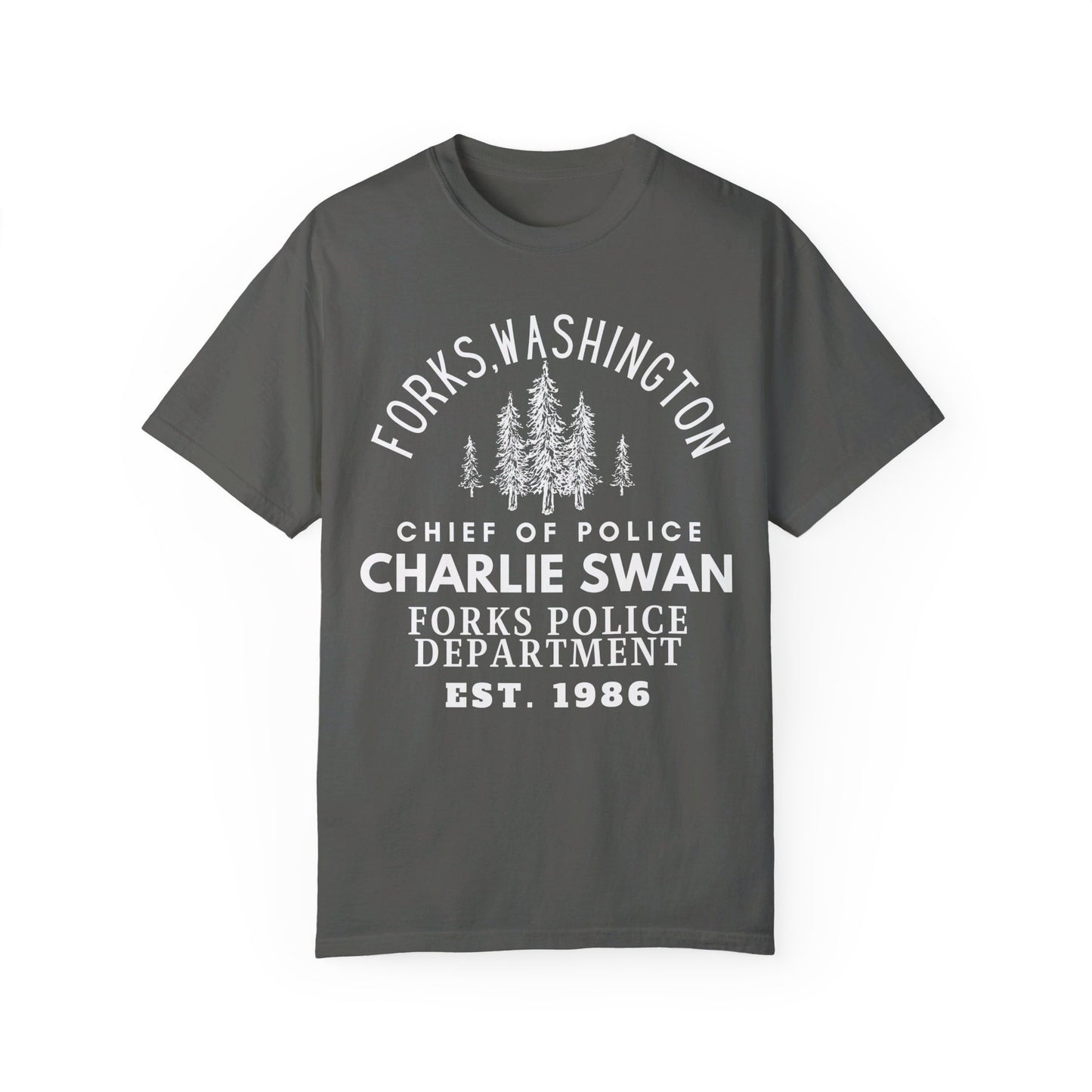 Comfort Colors® Twilight Saga Movie Book Shirt - Sheriff Charlie Swan