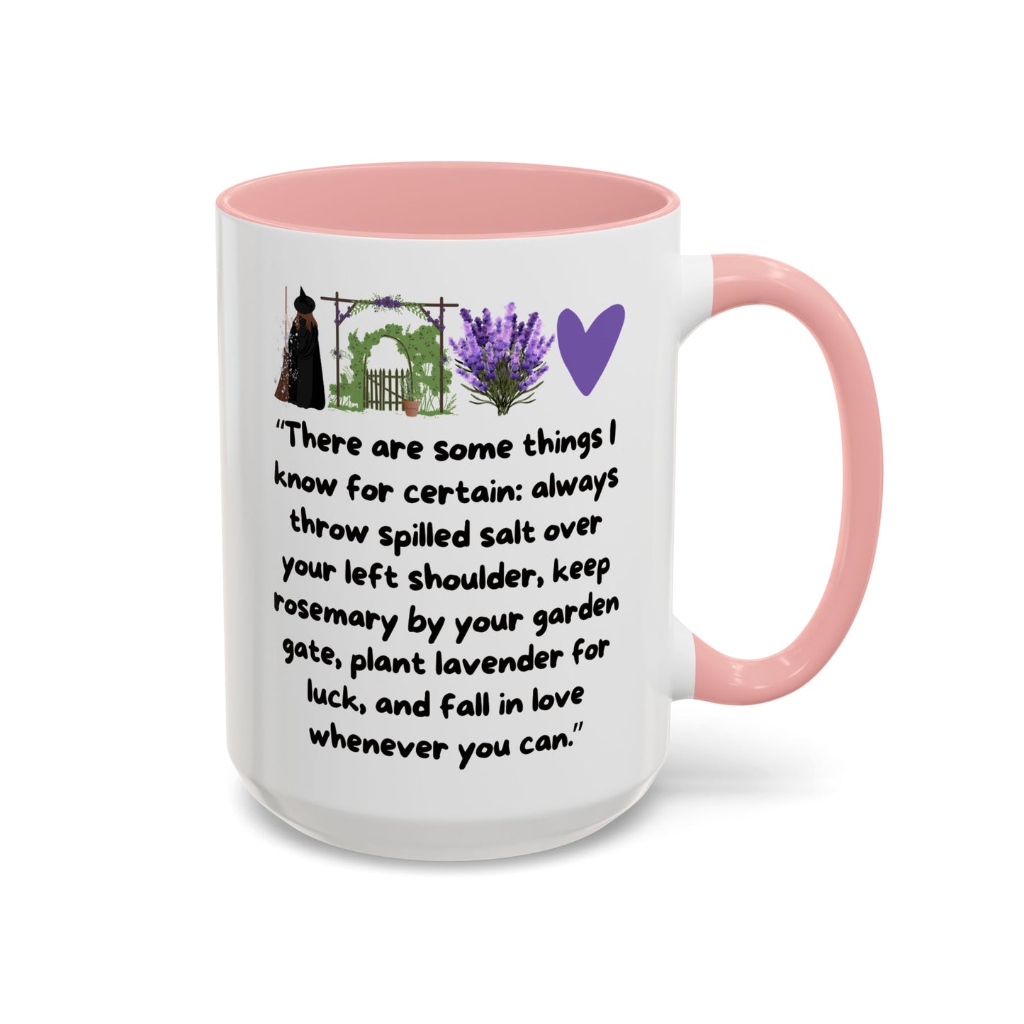 Practical Magic Colored Handle 11 oz or 15 oz Coffee Mug