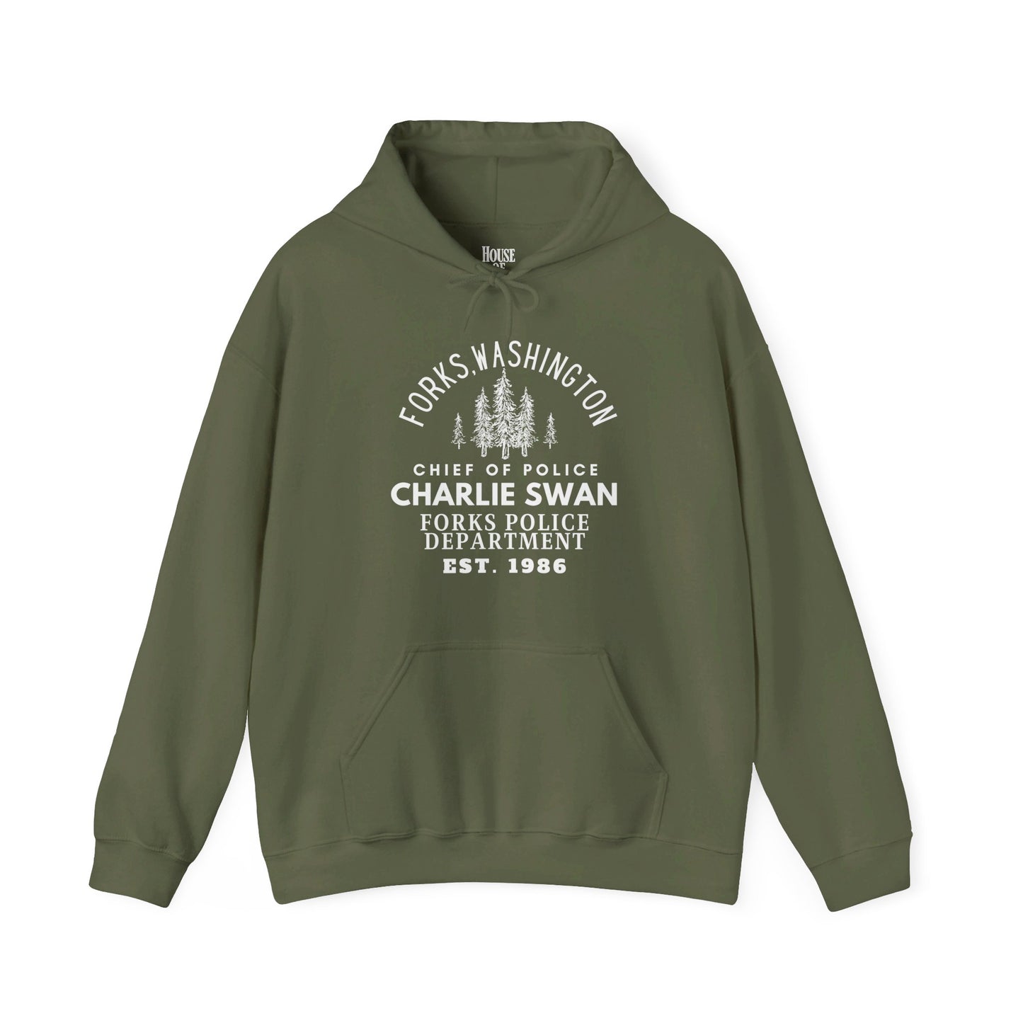 Twilight Saga Movie Book Hoodie - Sheriff Charlie Swan