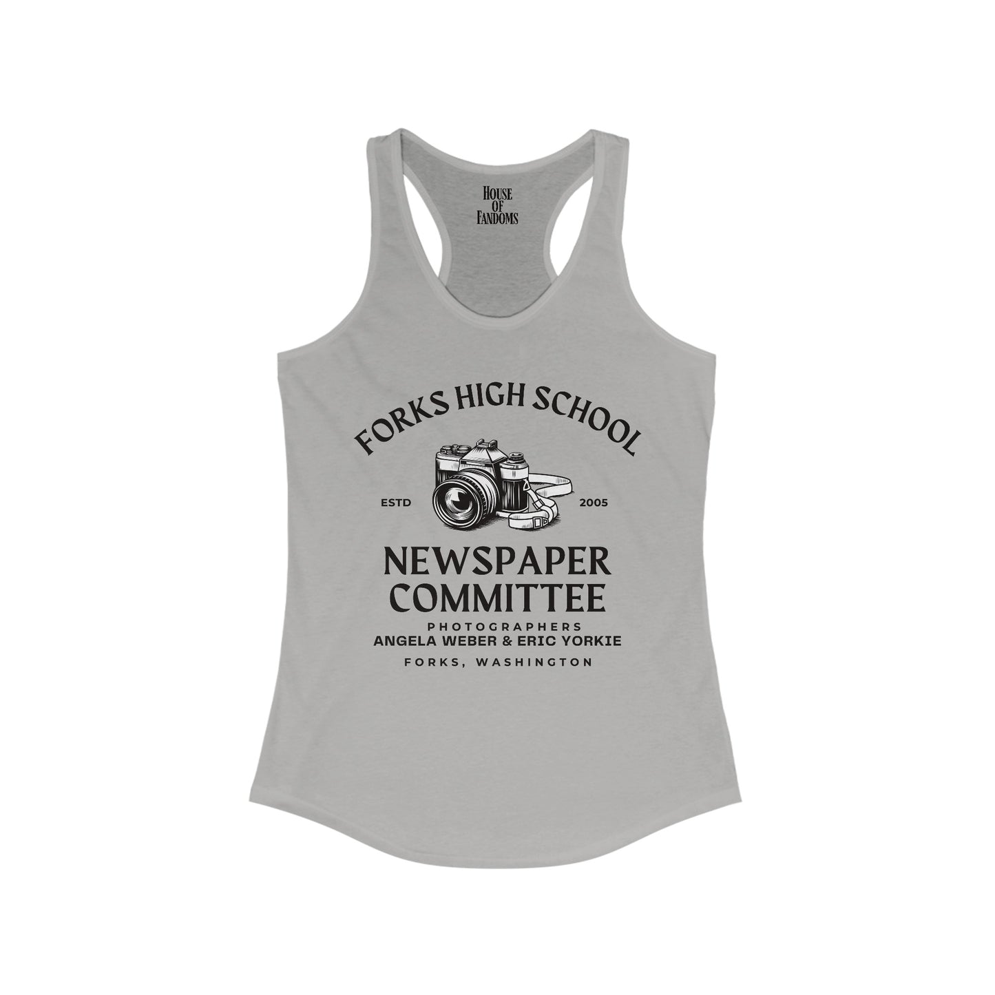 Twilight Saga Movie Book Shirt Tank - Forks High School Newspaper Committee