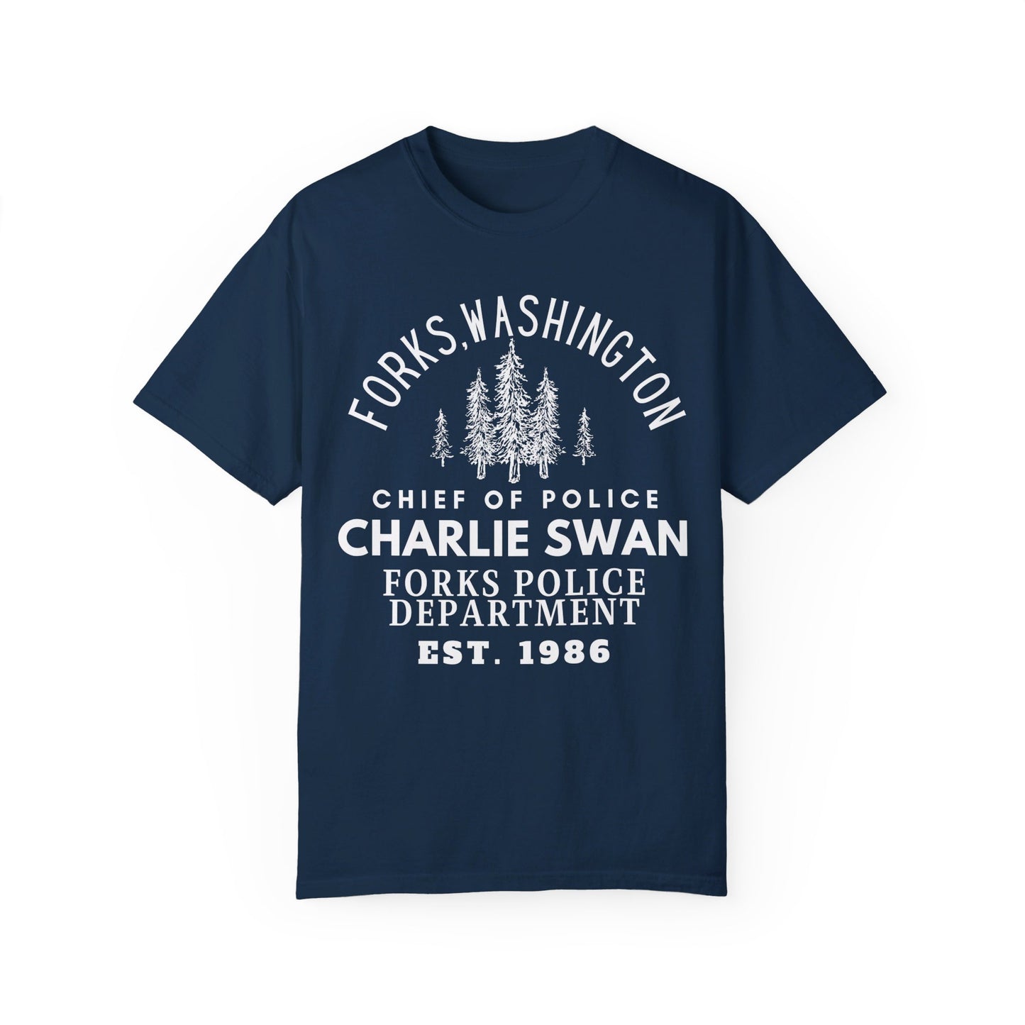 Comfort Colors® Twilight Saga Movie Book Shirt - Sheriff Charlie Swan