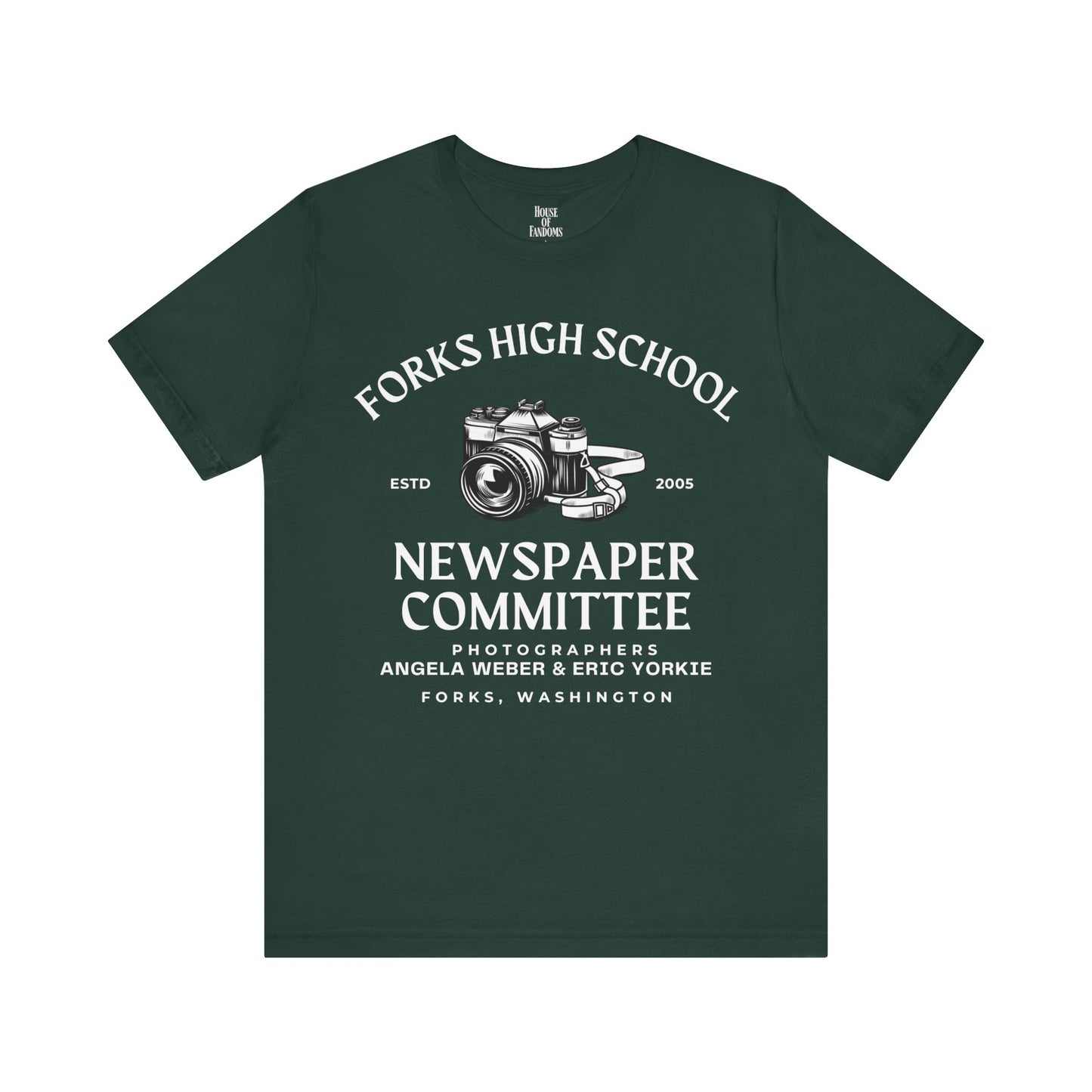 Twilight Saga Movie Book Shirt - Forks High School Newspaper Committee