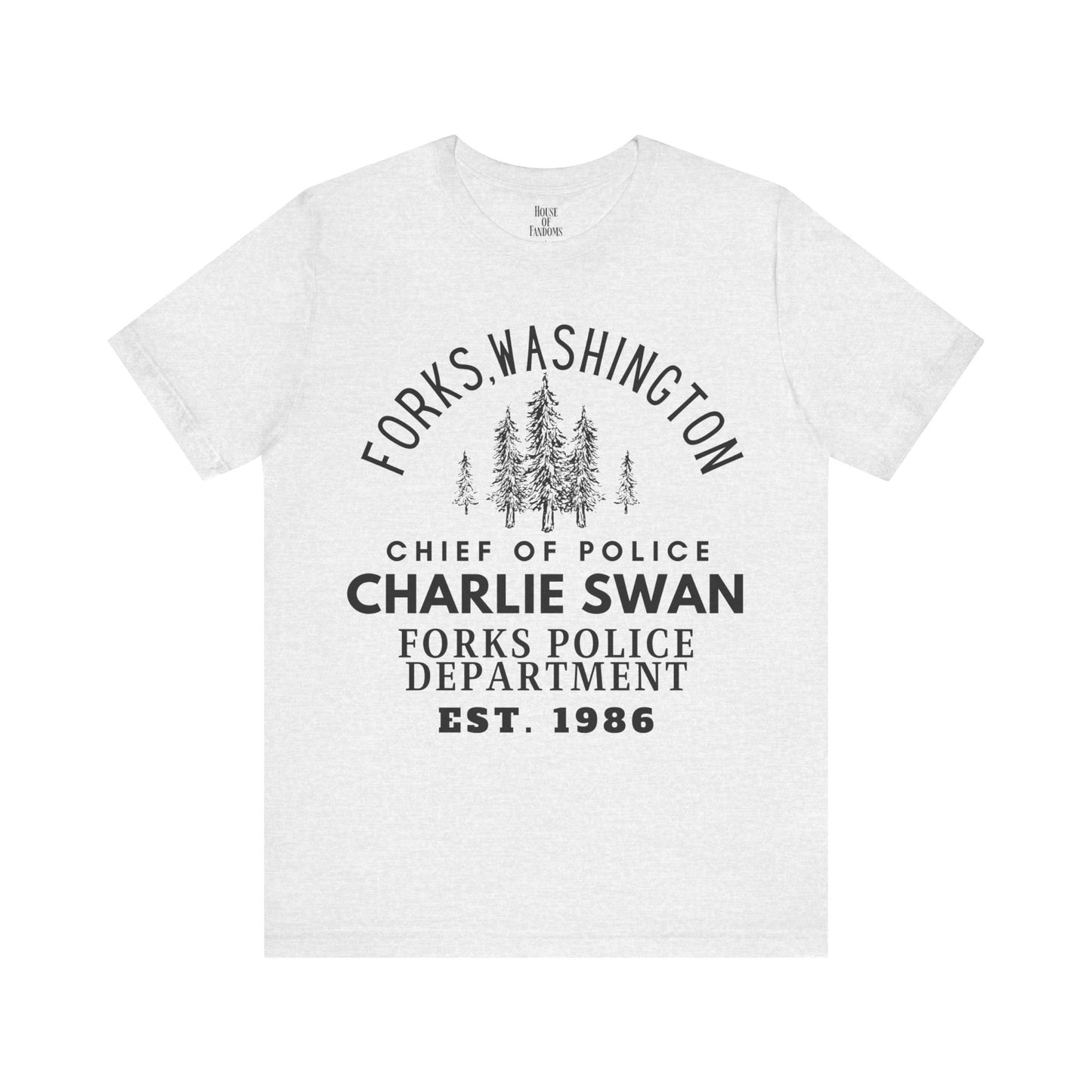 Twilight Saga Movie Book Shirt - Sheriff Charlie Swan