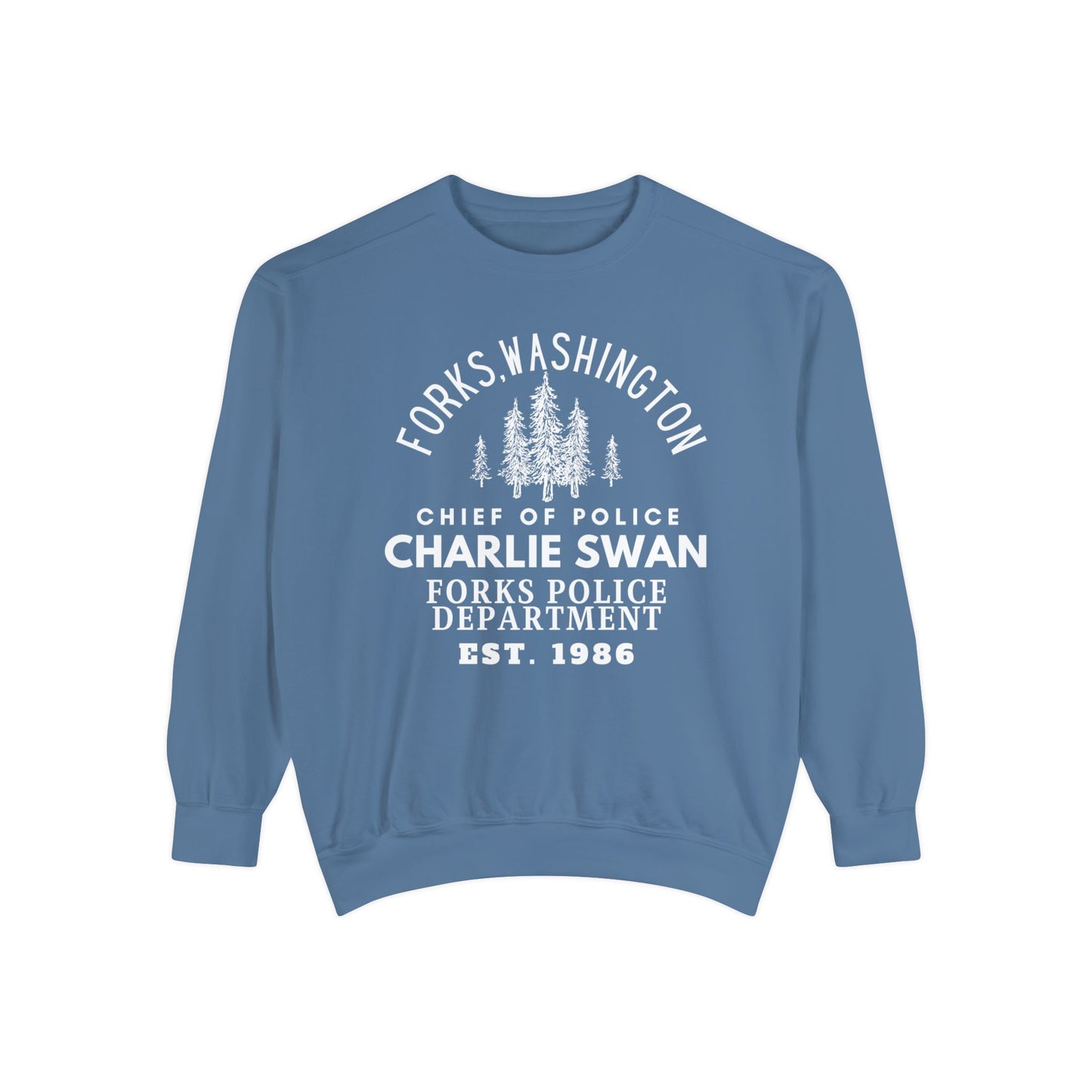 Comfort Colors® Twilight Saga Movie Book Sweatshirt - Sheriff Charlie Swan