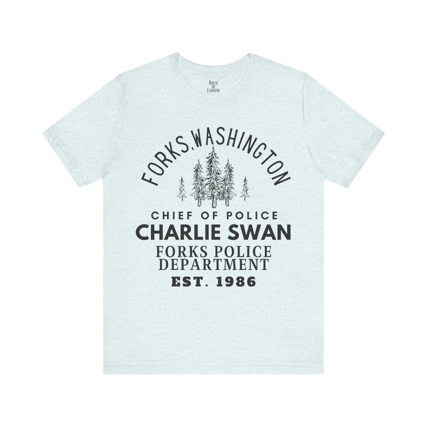 Twilight Saga Movie Book Shirt - Sheriff Charlie Swan