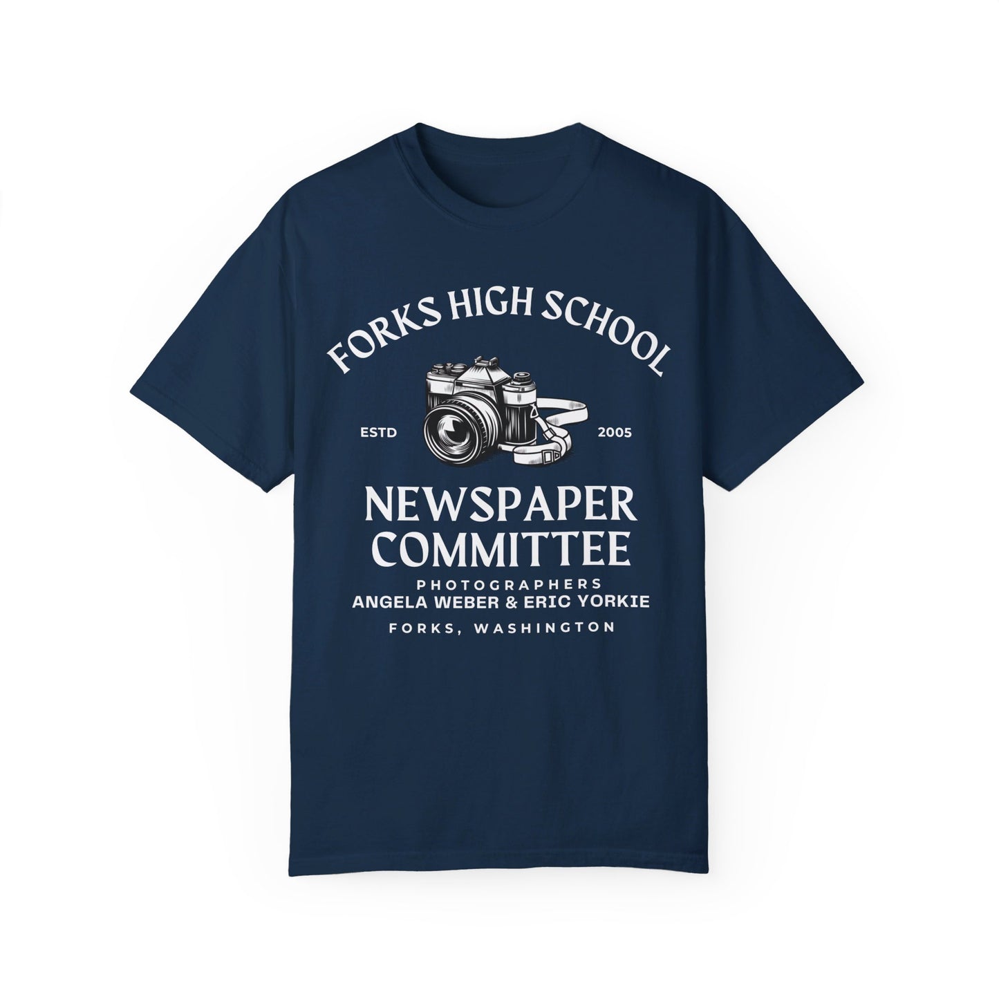 Comfort Colors® Twilight Saga Movie Book Shirt - Forks High School Newspaper Committee