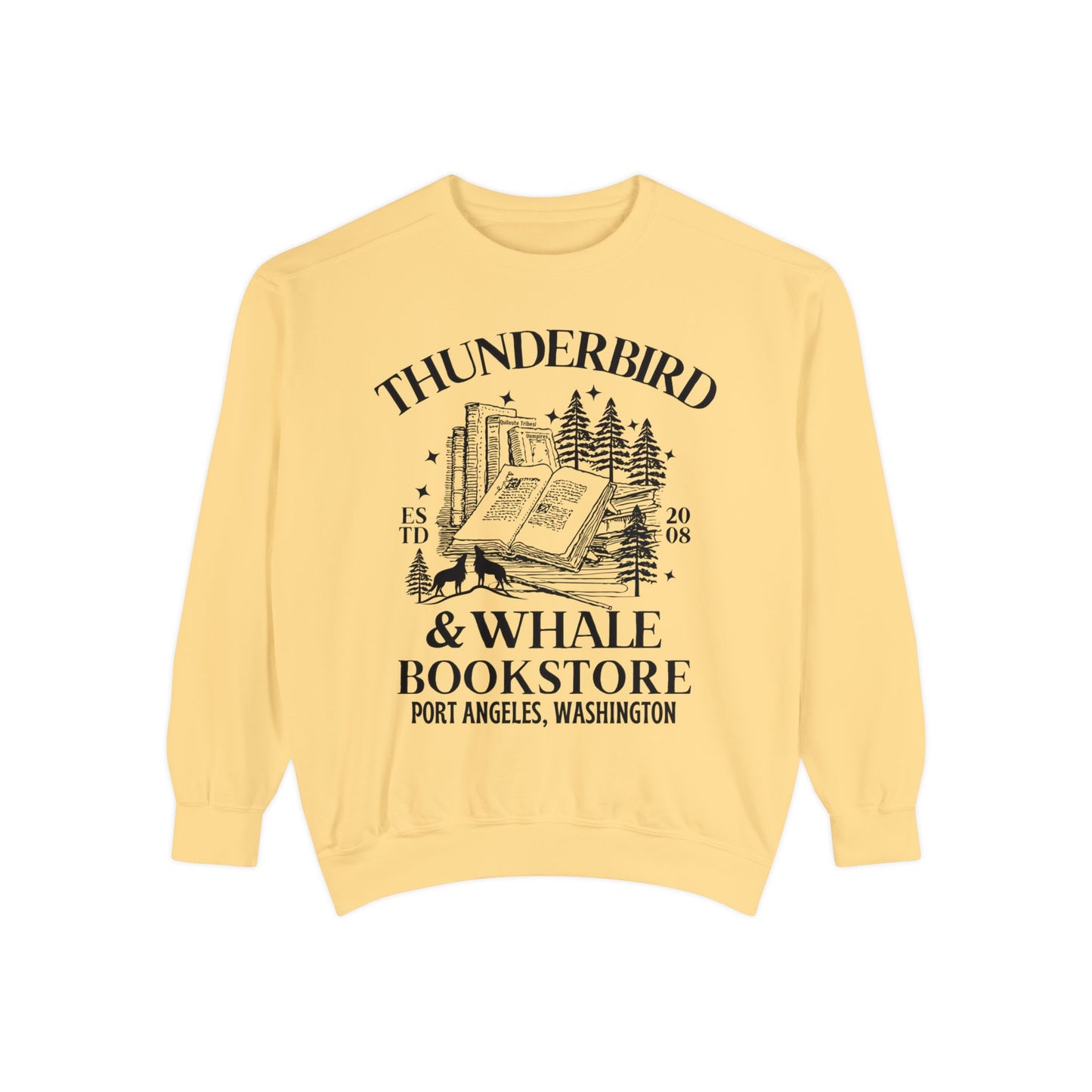 Comfort Colors® Twilight Saga Movie Book Sweatshirt - Thunderbird and Whale Bookstore