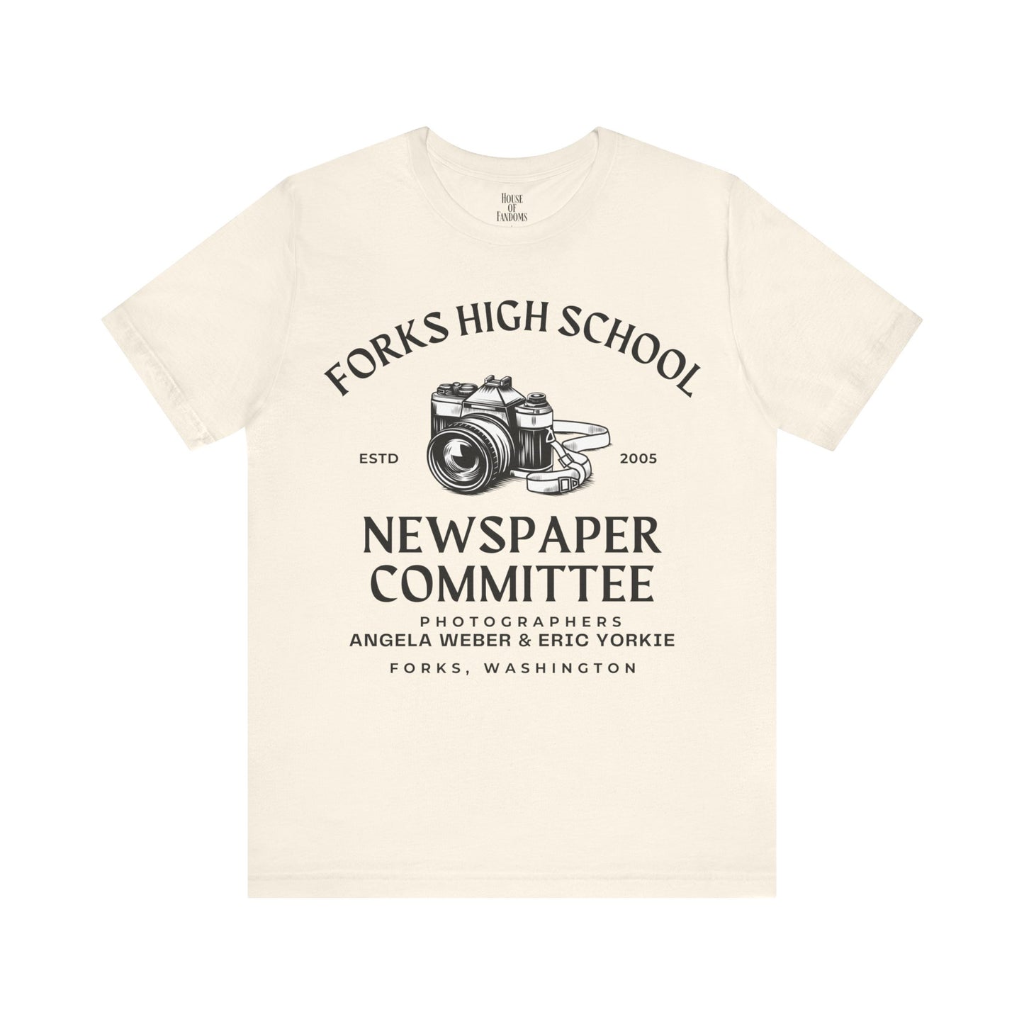 Twilight Saga Movie Book Shirt - Forks High School Newspaper Committee