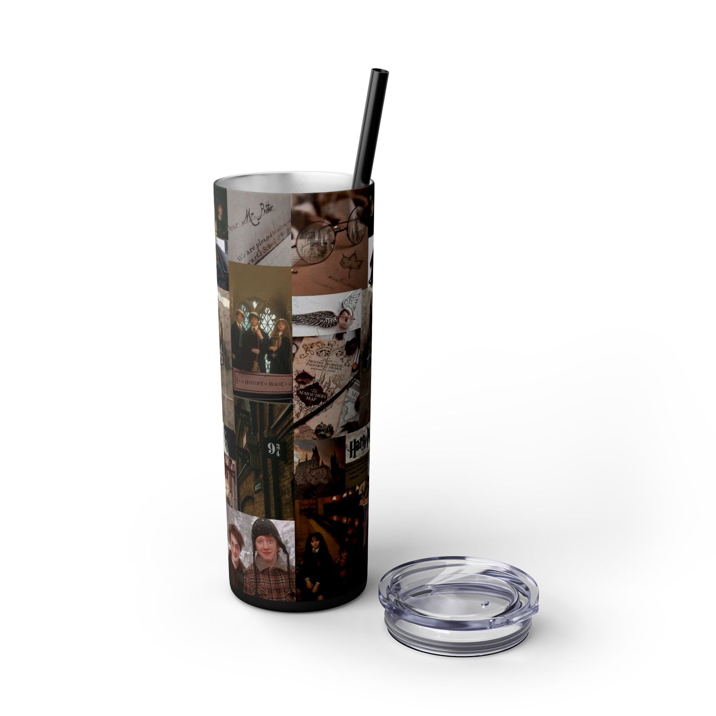 Harry Potter Wizard Hogwarts 20oz Skinny Tumbler with Straw