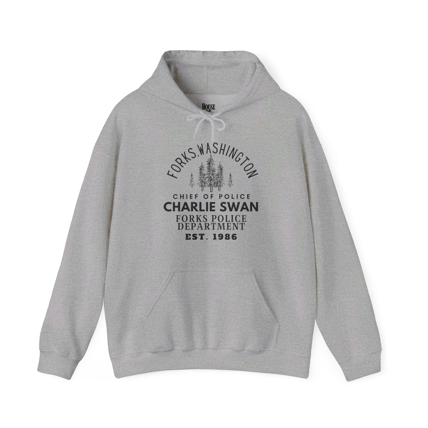 Twilight Saga Movie Book Hoodie - Sheriff Charlie Swan