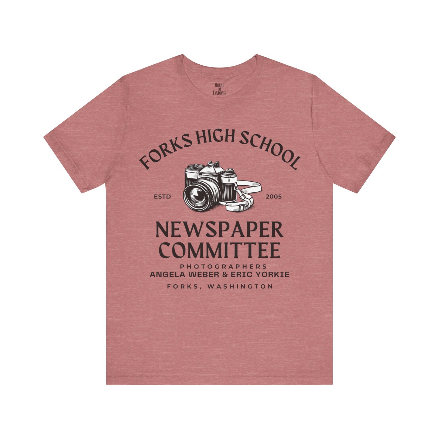 Twilight Saga Movie Book Shirt - Forks High School Newspaper Committee