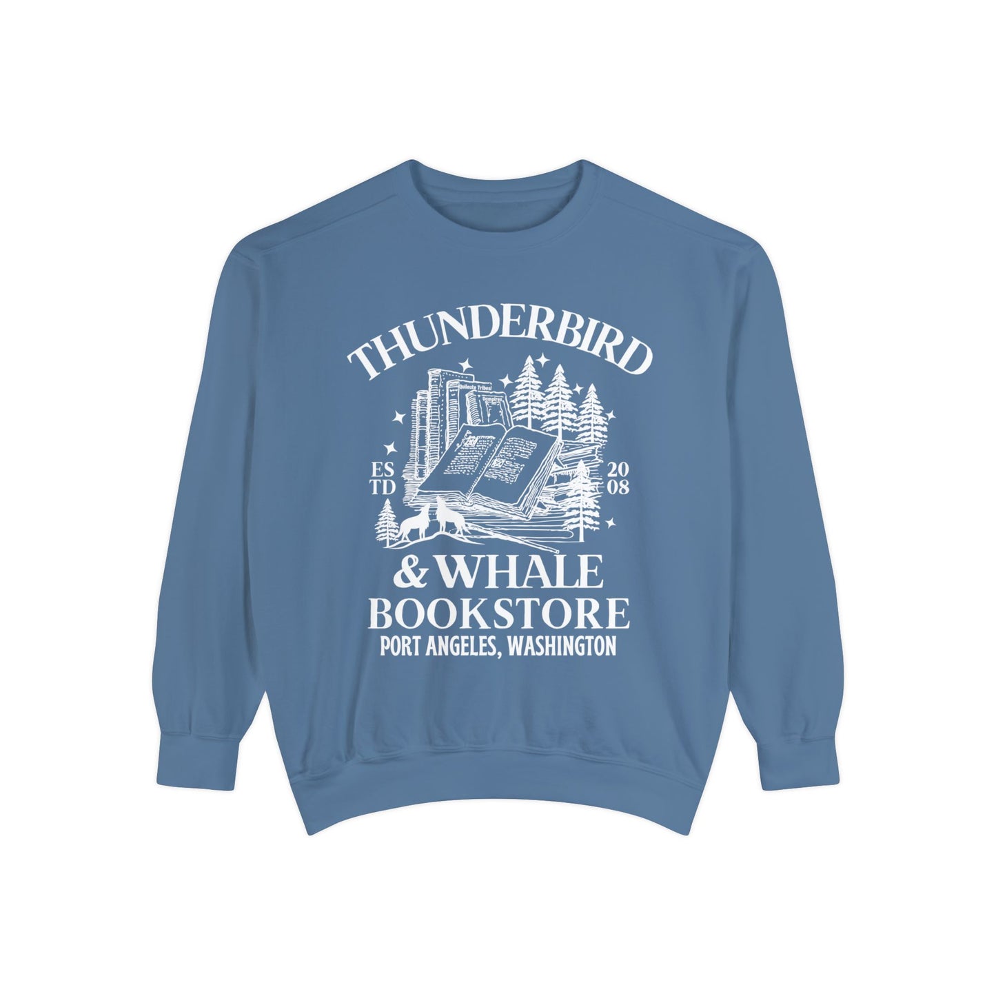 Comfort Colors® Twilight Saga Movie Book Sweatshirt - Thunderbird and Whale Bookstore