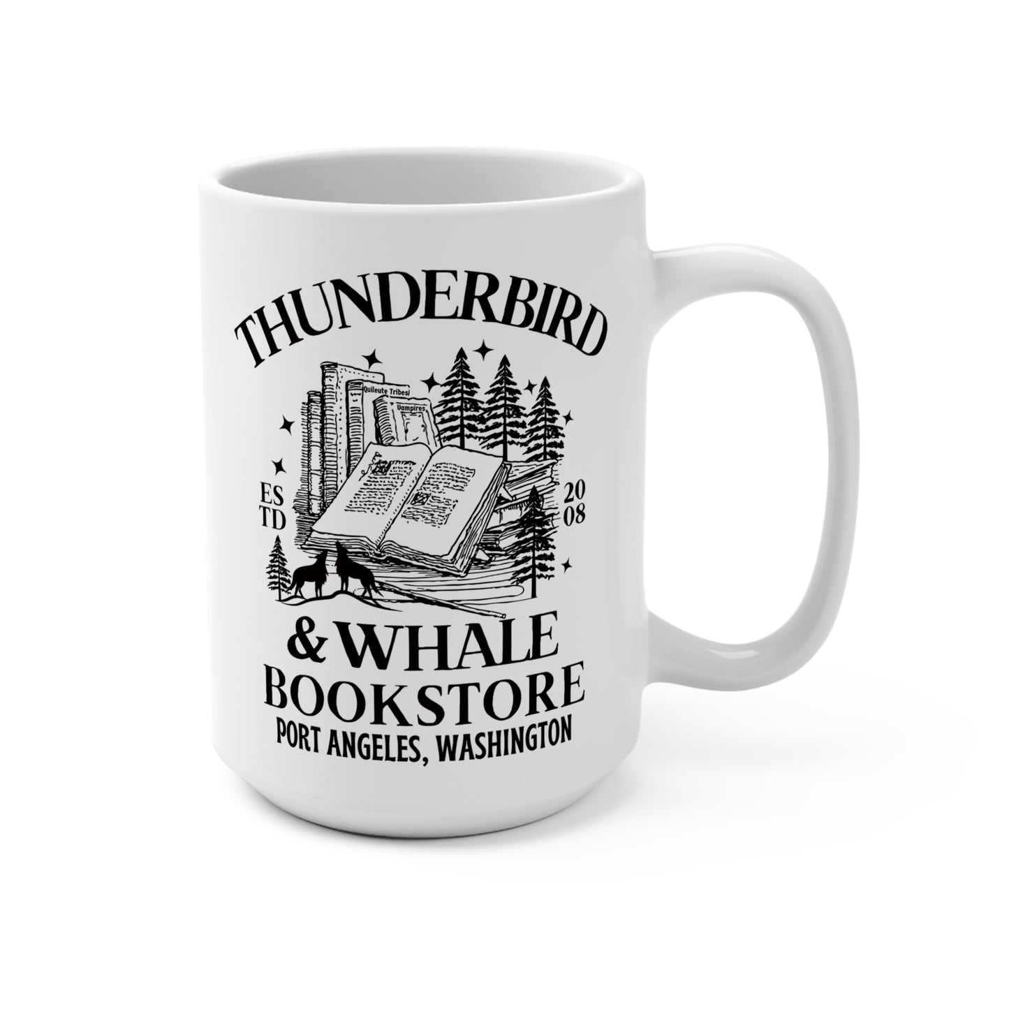 Twilight Saga Movie Book Coffee Mug 15oz - Thunderbird and Whale Bookstore