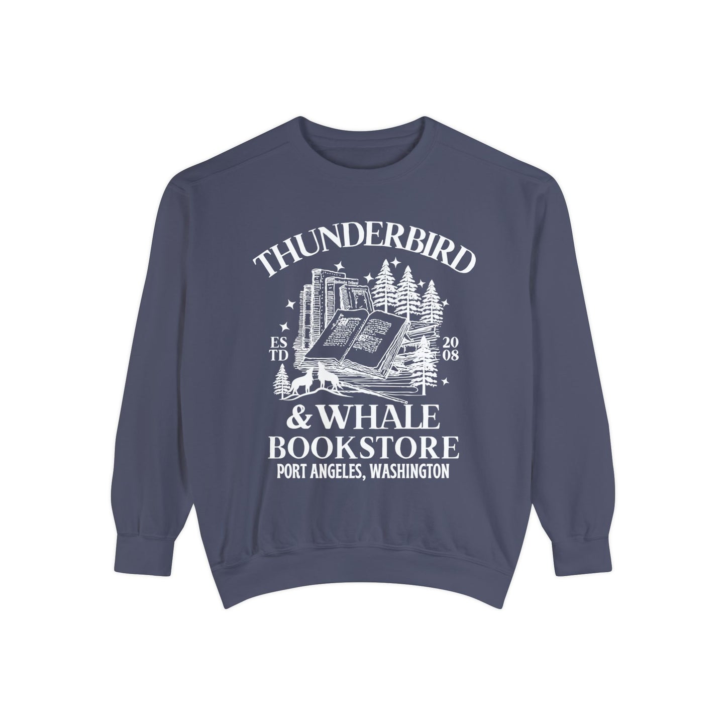 Comfort Colors® Twilight Saga Movie Book Sweatshirt - Thunderbird and Whale Bookstore