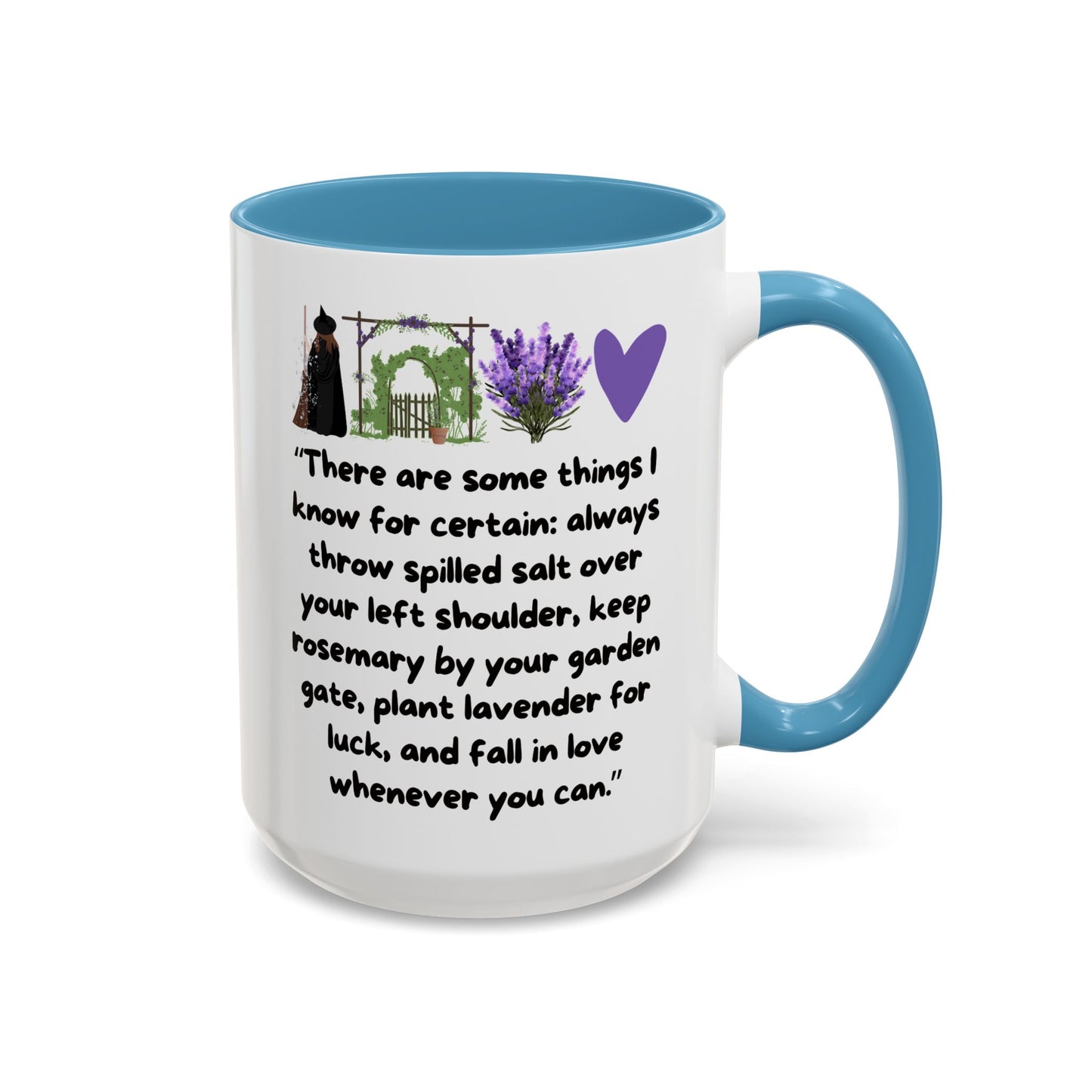 Practical Magic Colored Handle 11 oz or 15 oz Coffee Mug