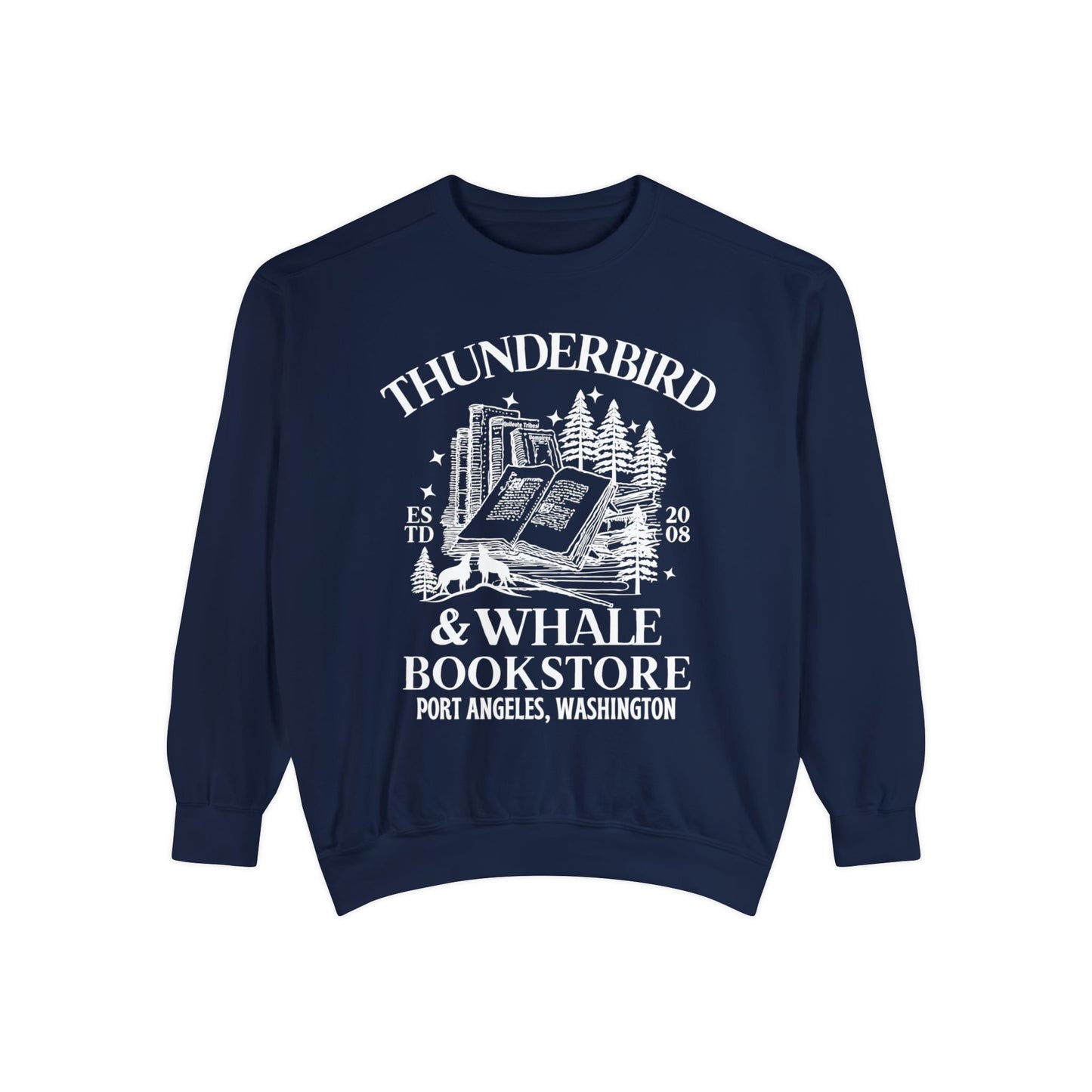 Comfort Colors® Twilight Saga Movie Book Sweatshirt - Thunderbird and Whale Bookstore