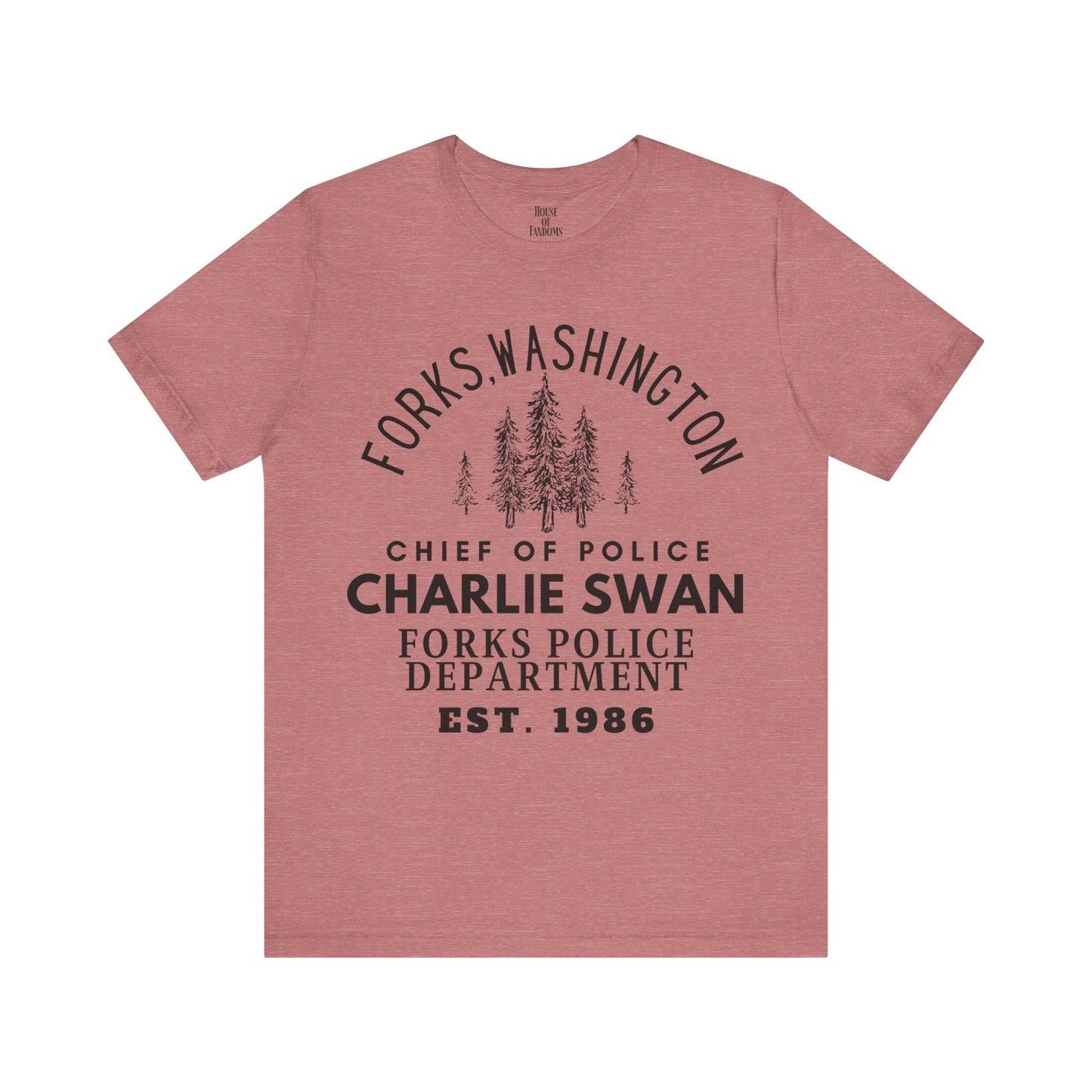 Twilight Saga Movie Book Shirt - Sheriff Charlie Swan