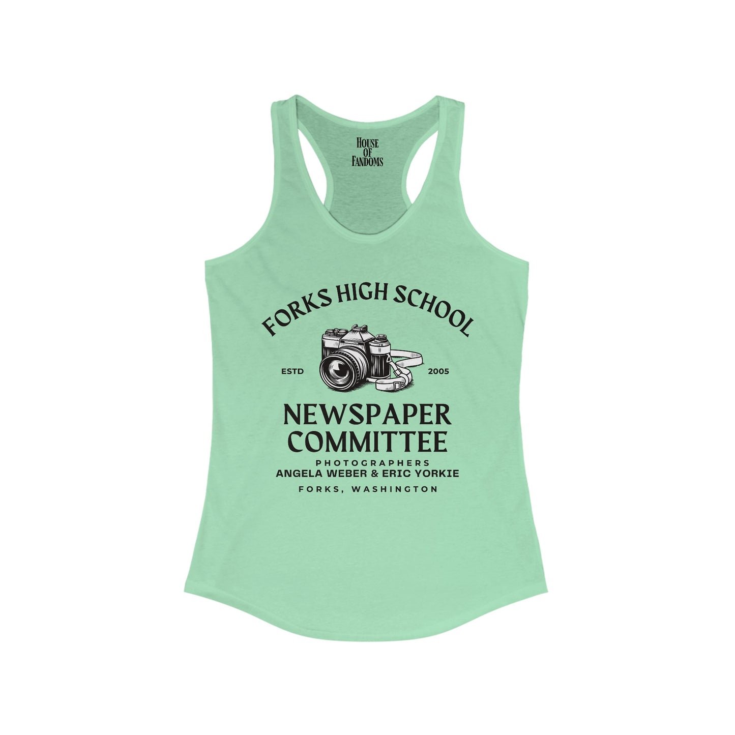 Twilight Saga Movie Book Shirt Tank - Forks High School Newspaper Committee