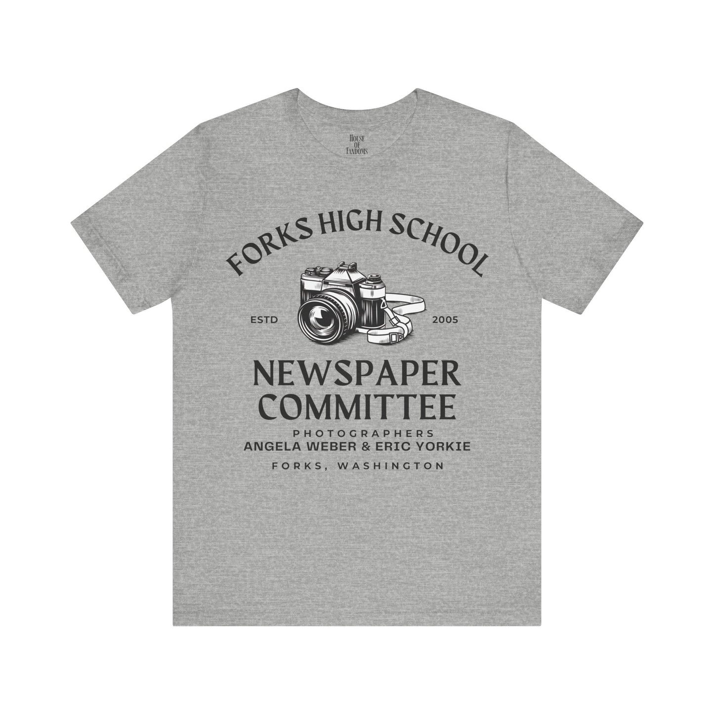 Twilight Saga Movie Book Shirt - Forks High School Newspaper Committee