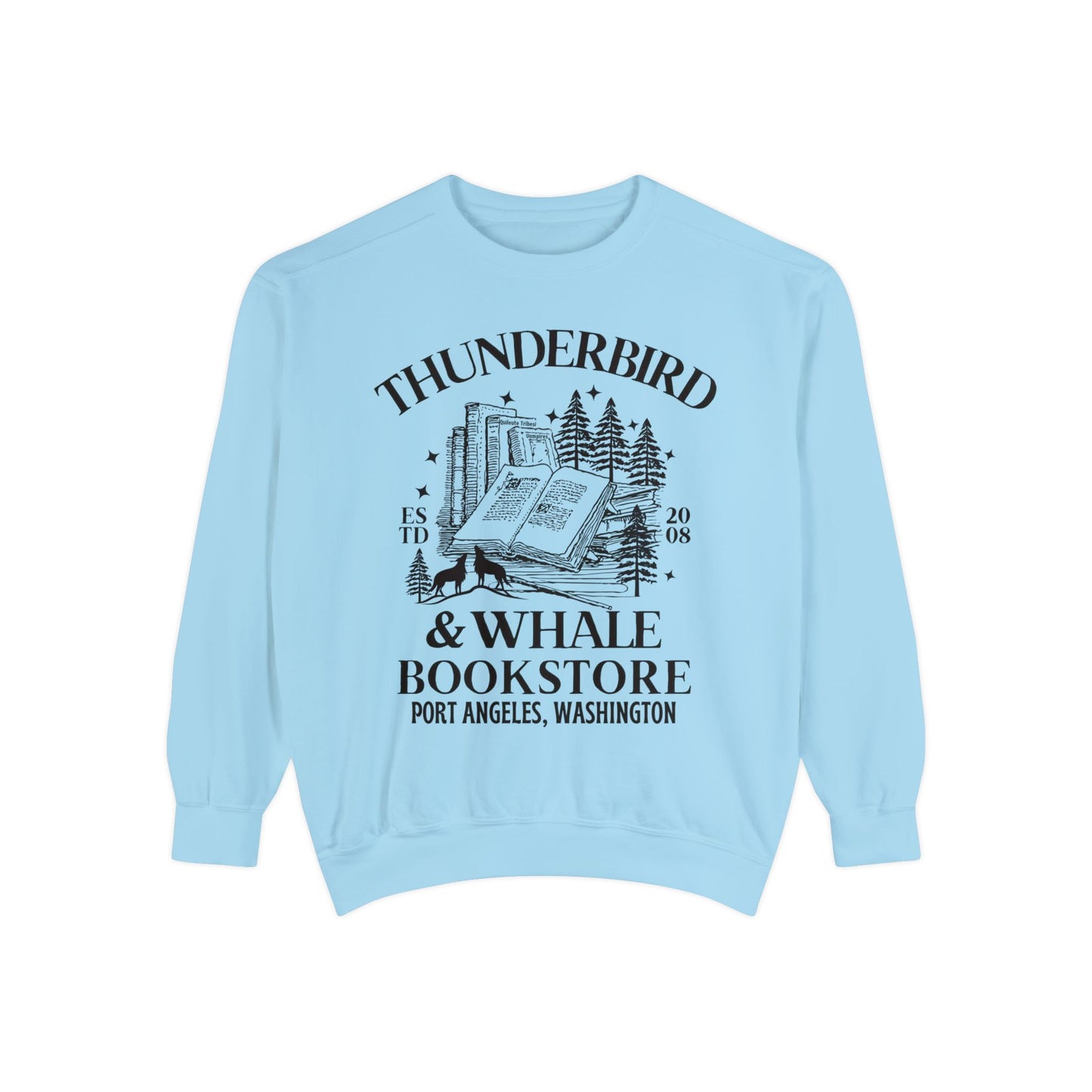 Comfort Colors® Twilight Saga Movie Book Sweatshirt - Thunderbird and Whale Bookstore